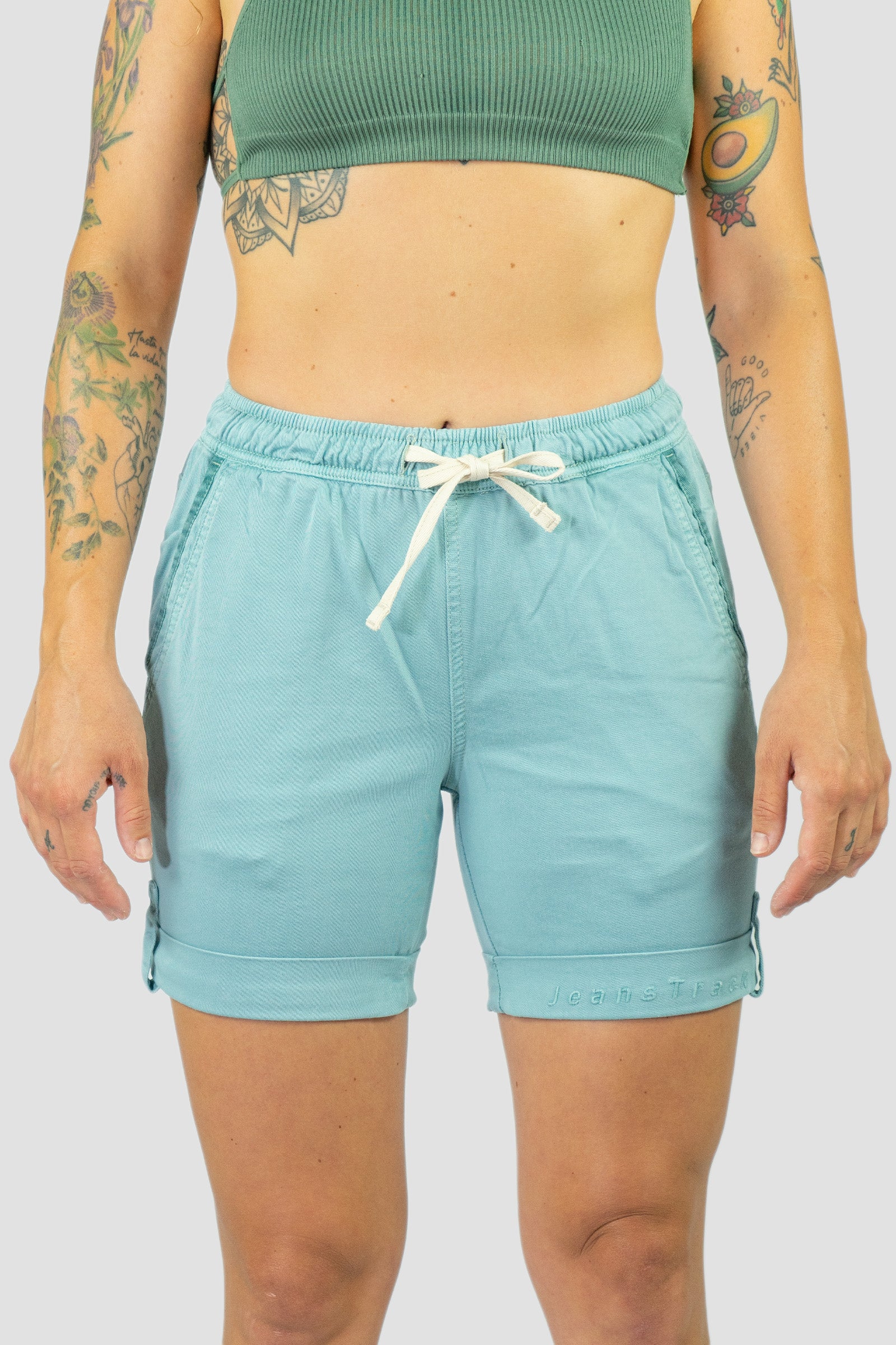 Pantaloni da arrampicata - Trekking Shira Short Verde Donna