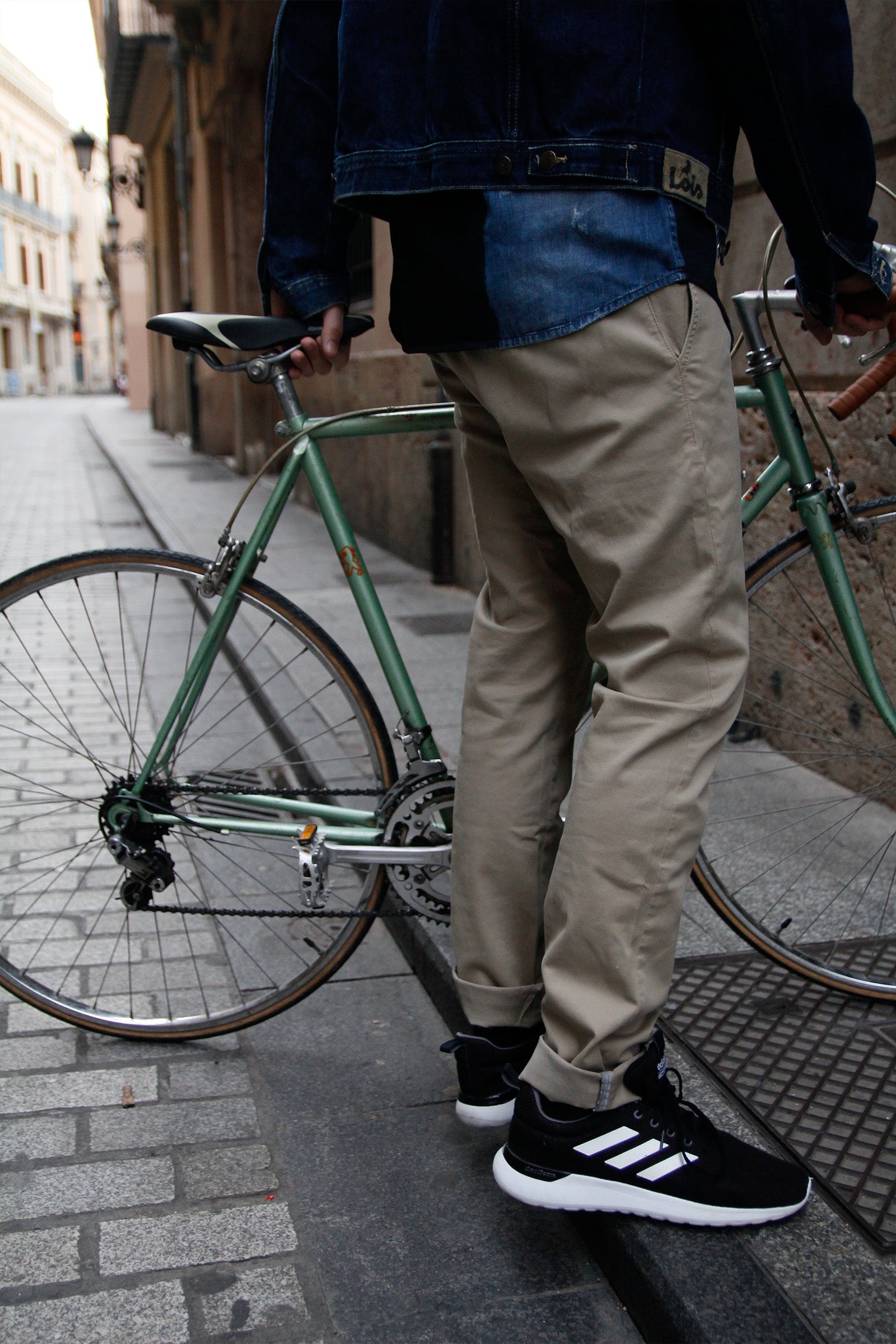 Pantalón Ciclismo Urbano Amsterdam Beige