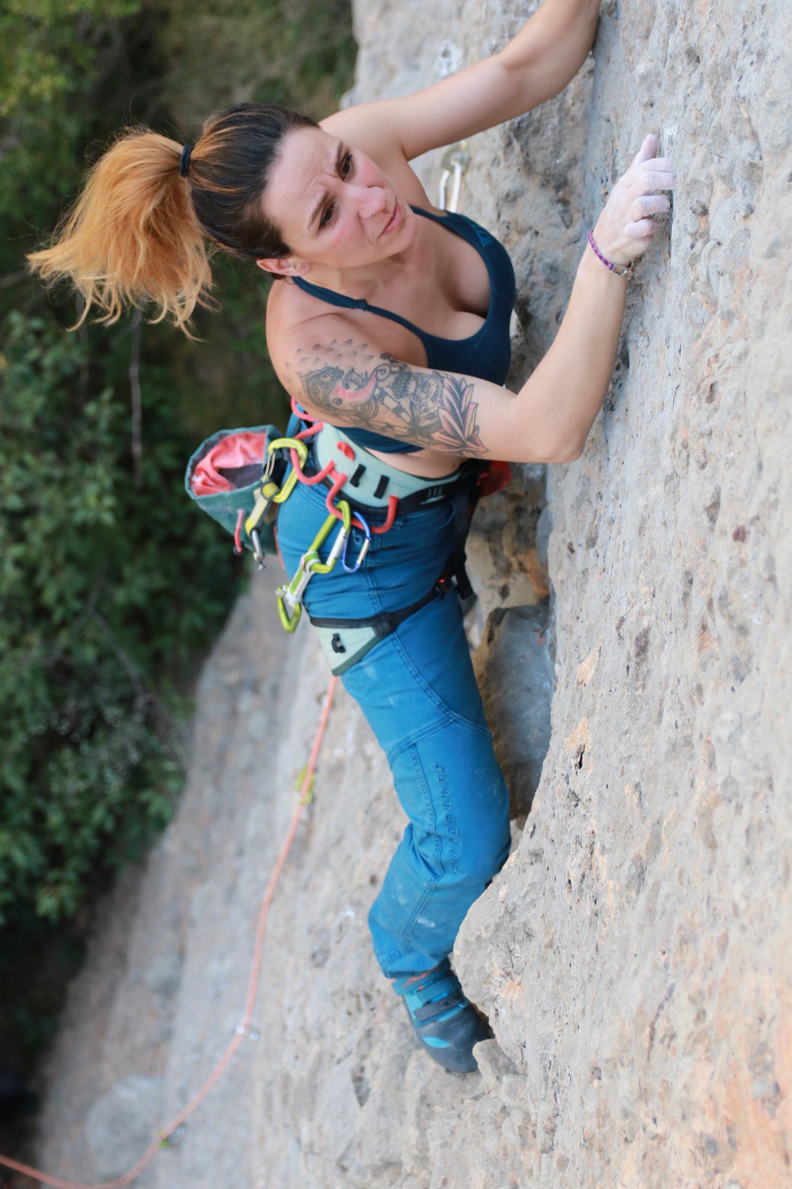 Tardor deep blue women's climbing and trekking pants