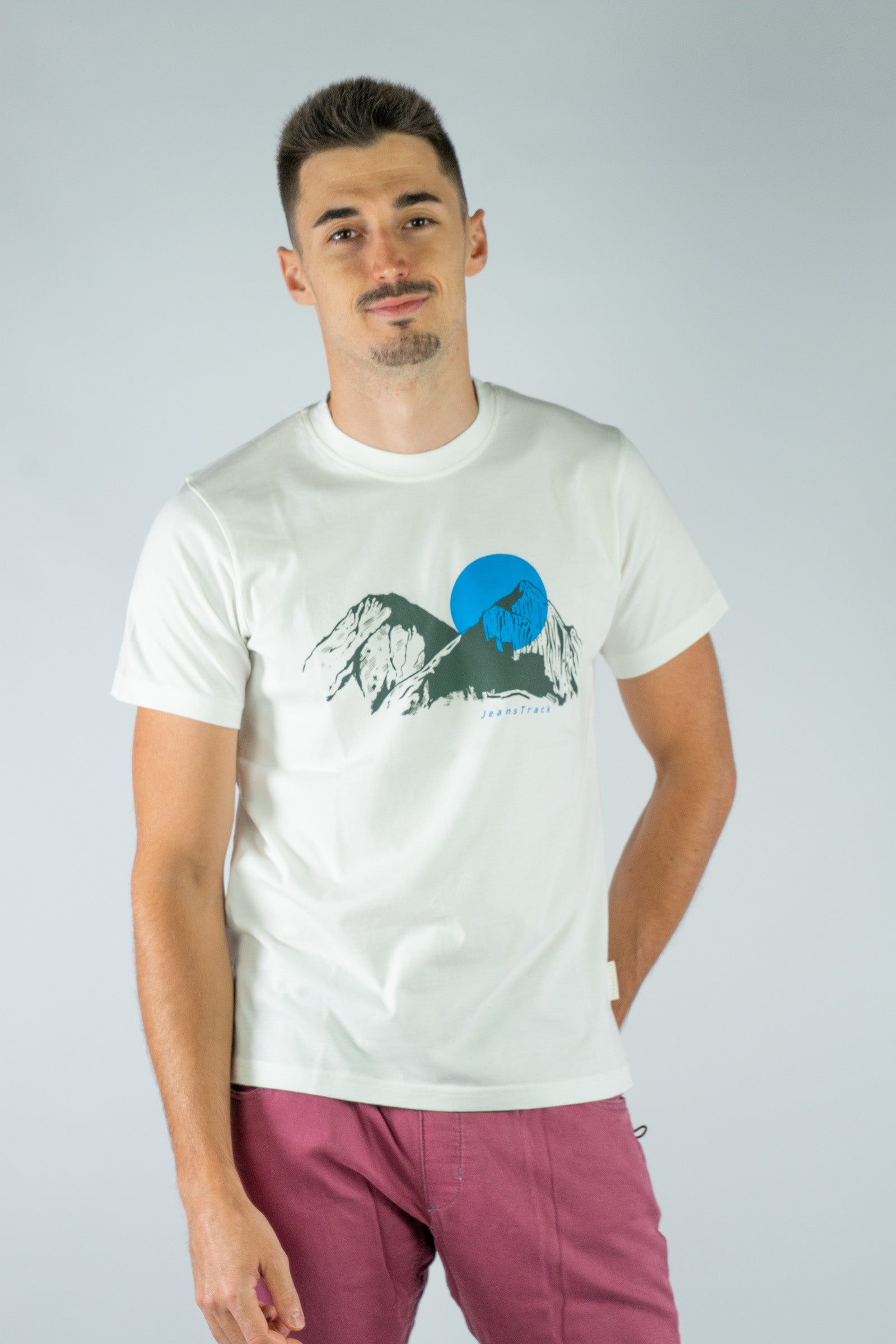 Sunset White Organic Cotton T-Shirt