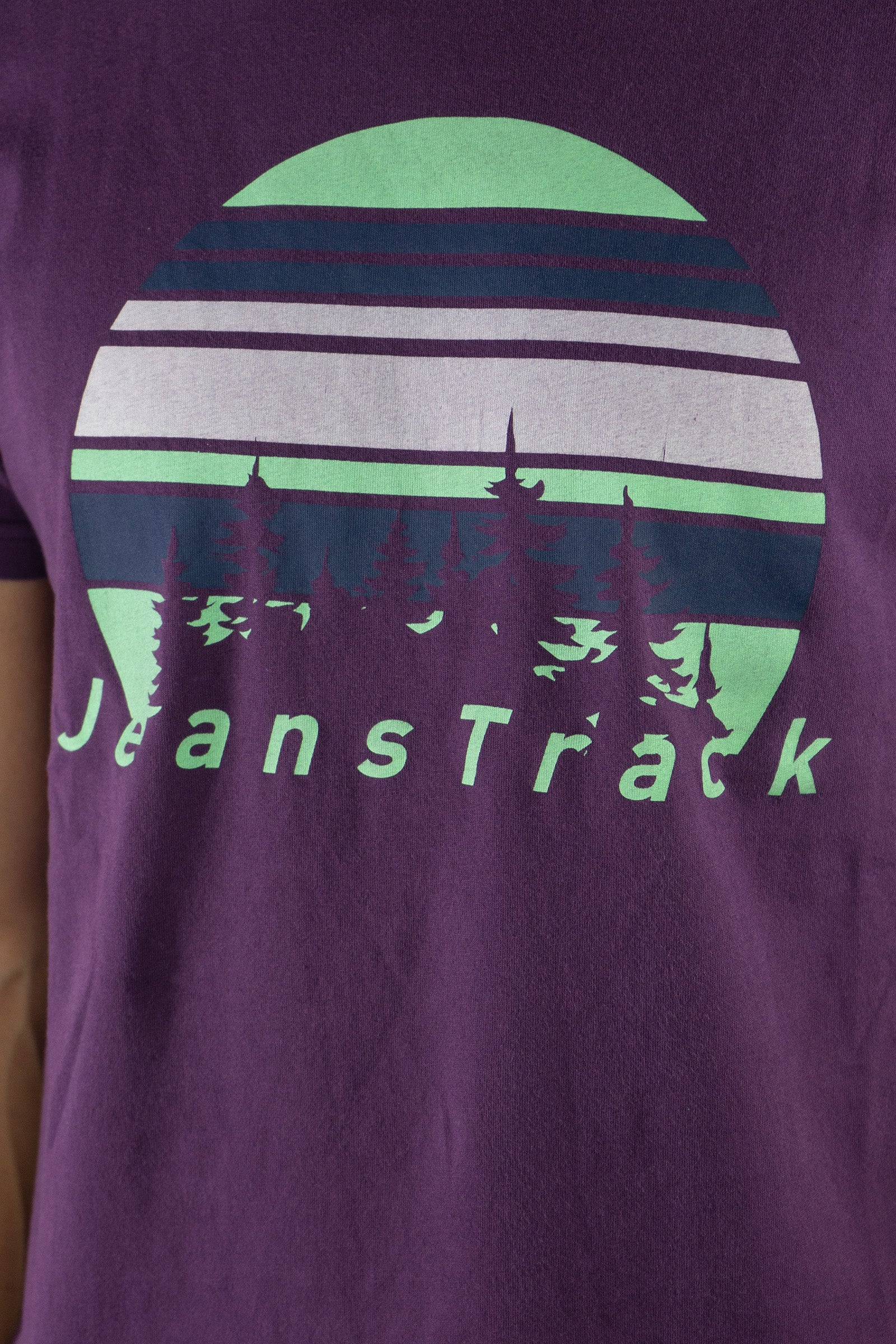 T-shirt in cotone biologico Fir Maroon