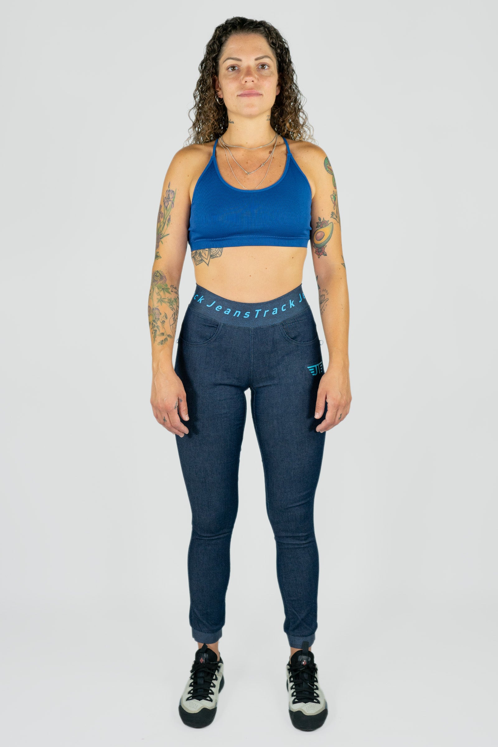 Kletter- und Trekking hose Dena jeans stone Damen