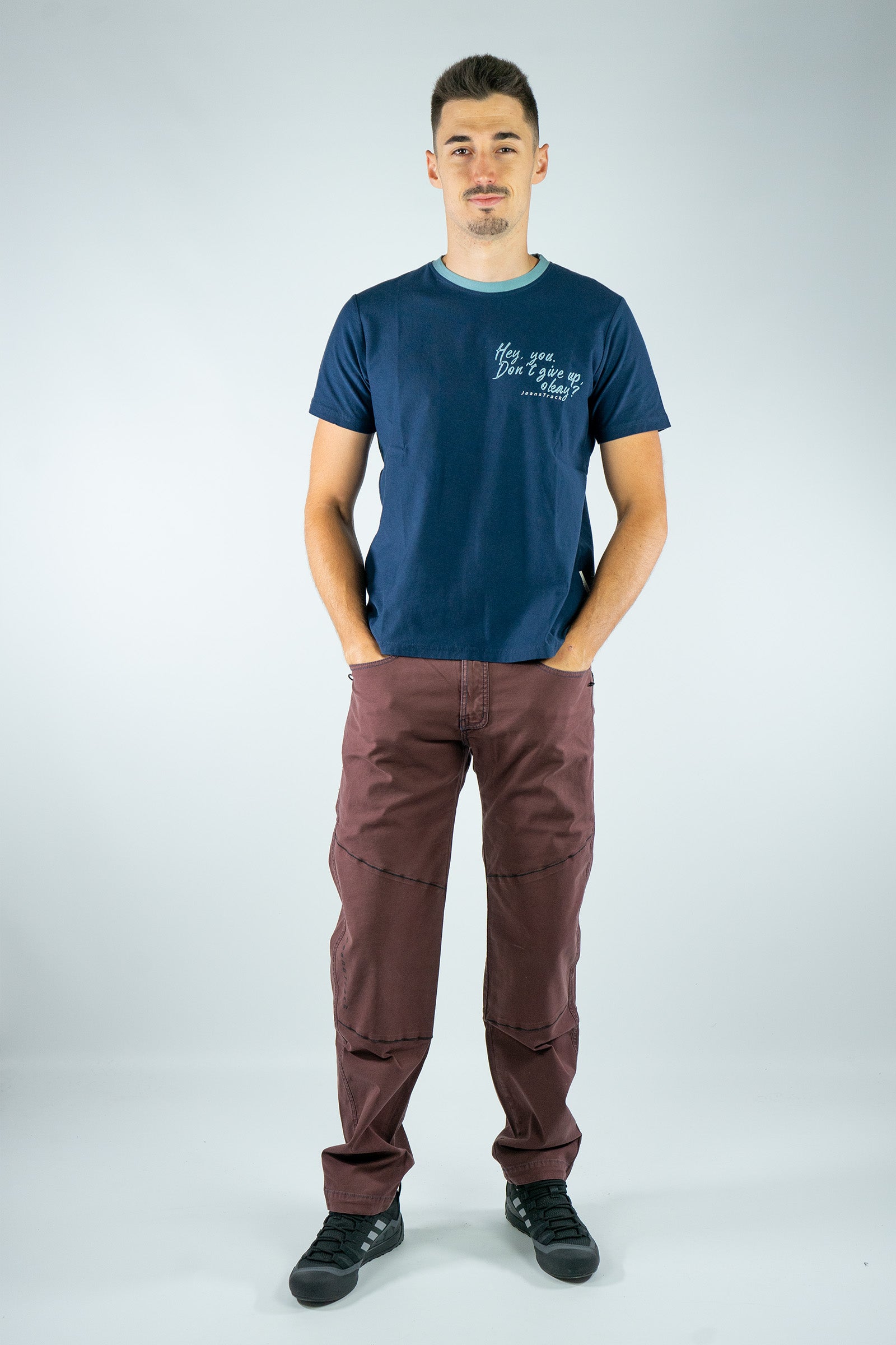 Mountains Navy Organic Cotton T-Shirt