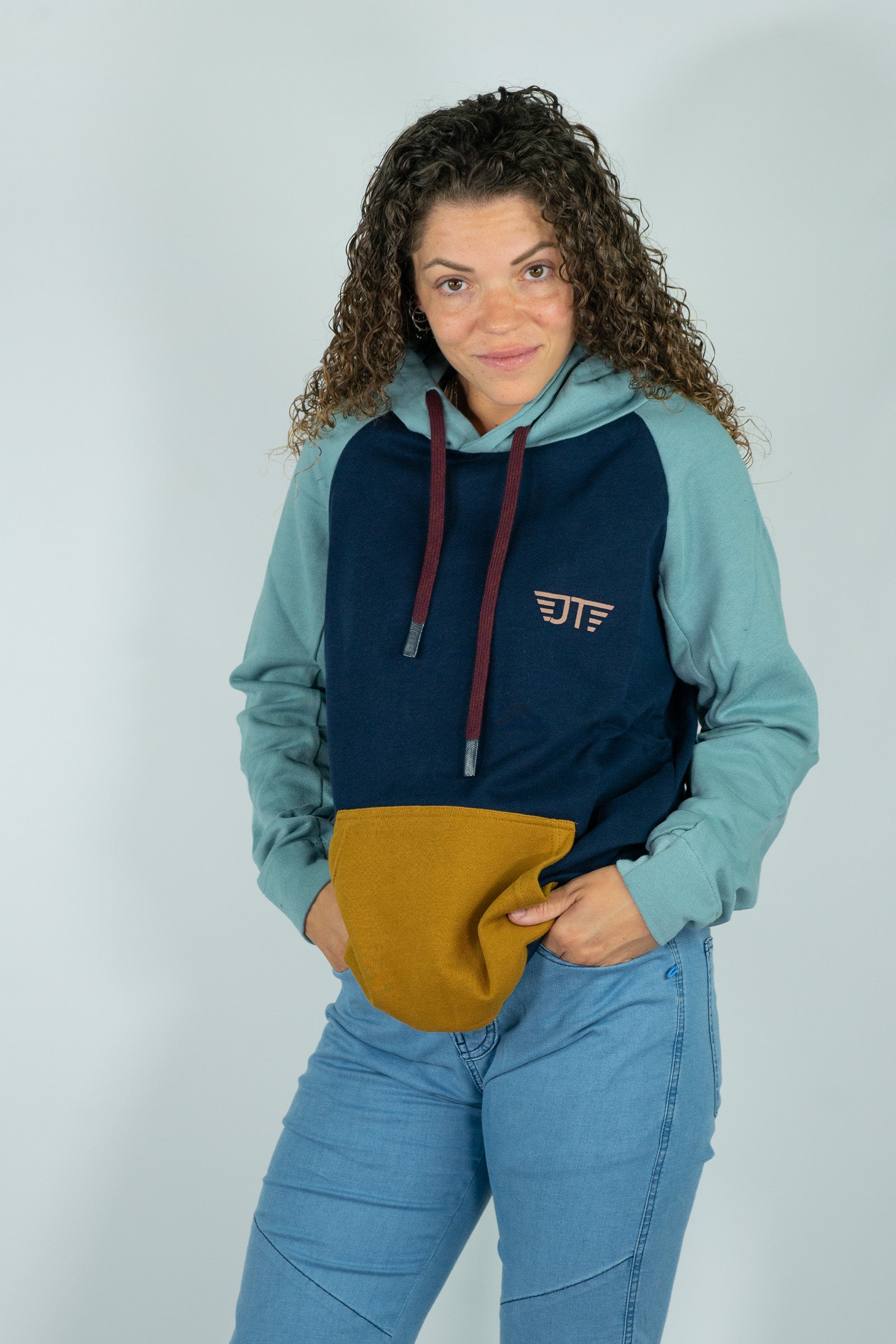 Sudadera Algodón Orgánico Hill Navy Mujer