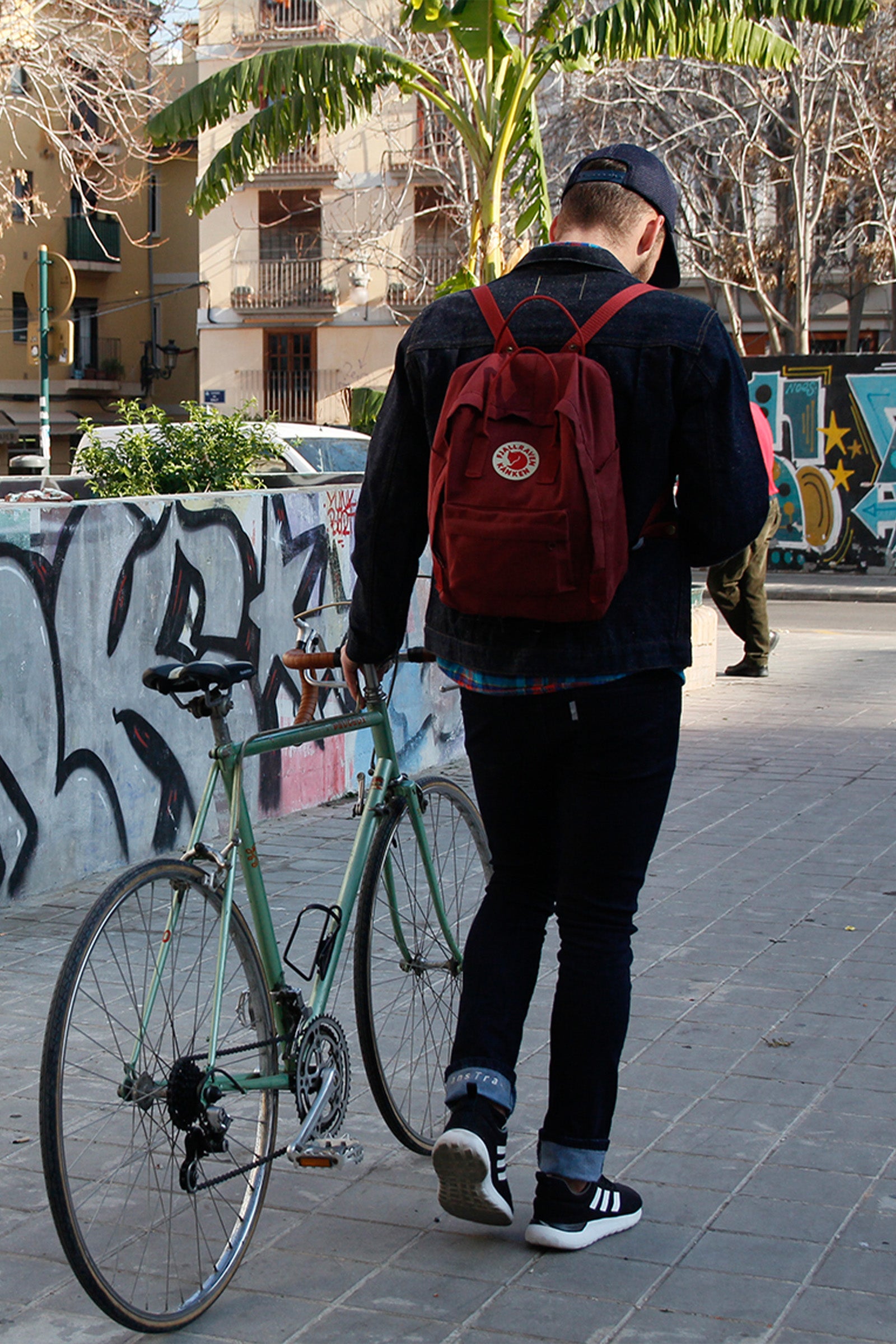 Fahrradhose Stadt Berlin Slim Fit WR Unisex Rinsewashed