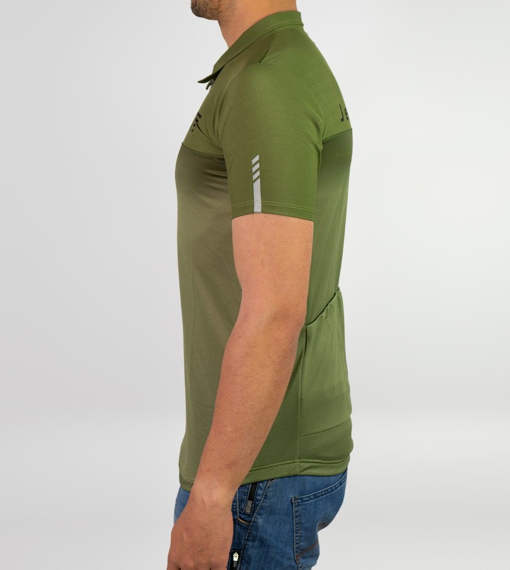 Polo técnico MTB Kom Khaki hombre