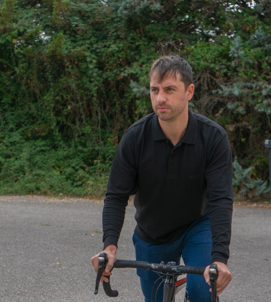 Polo Ciclismo Urbano Amberes Black Hombre