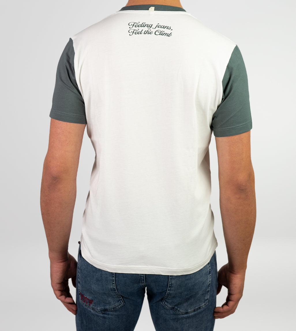 Climb&Beer White Organic Cotton T-Shirt