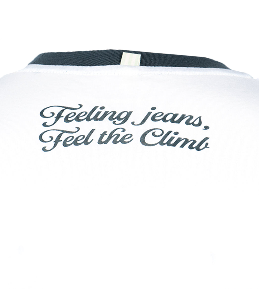 Camiseta Algodón Orgánico Climb&Beer White