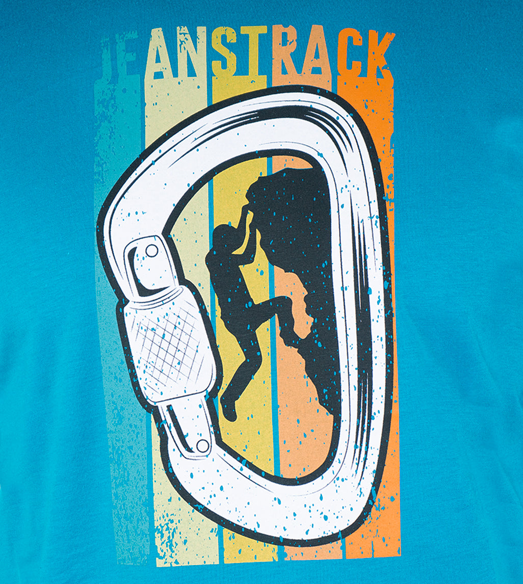 Maglietta in cotone biologico Crux Blue