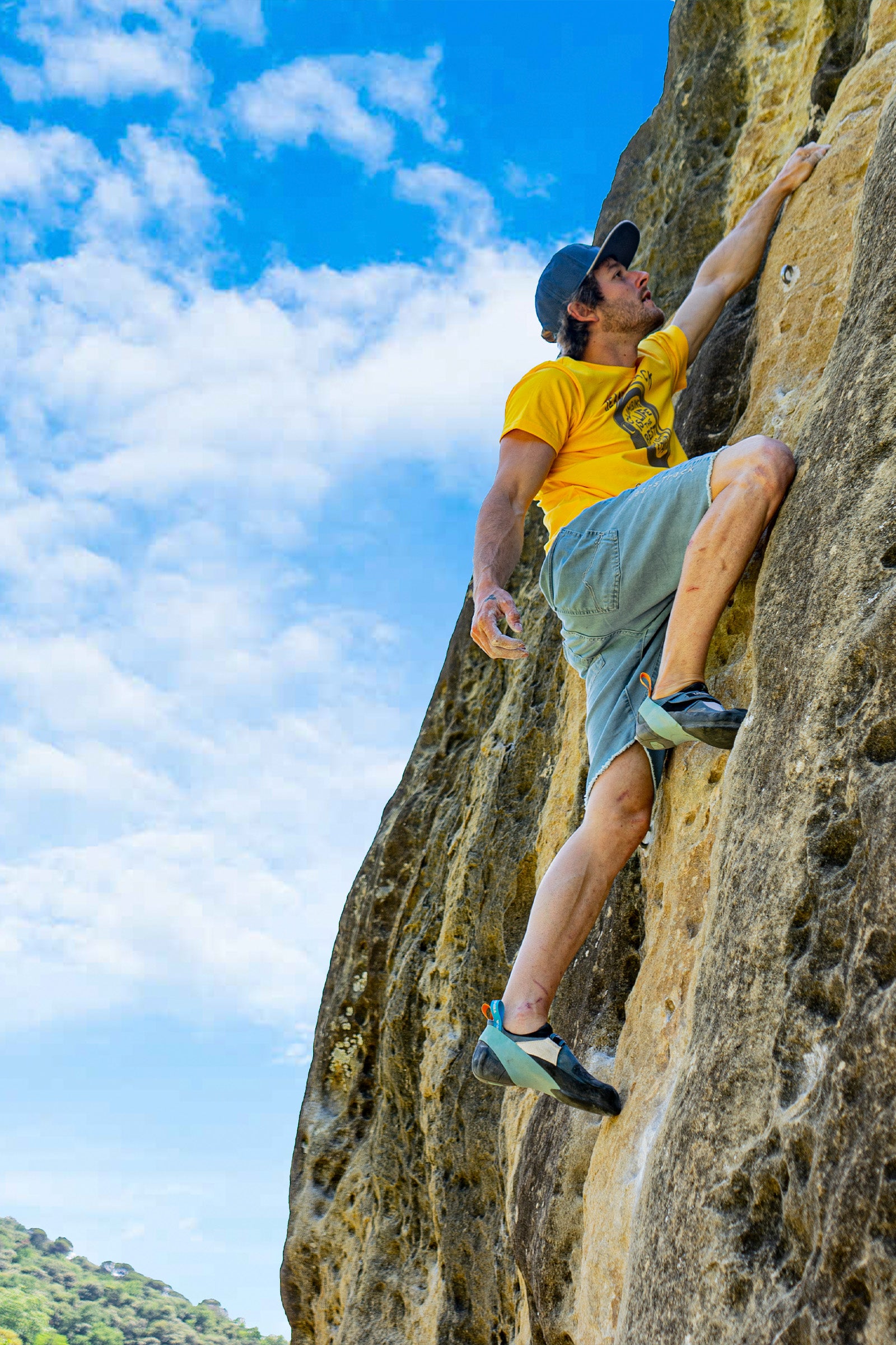 T-Shirt aus Bio-Baumwolle Presa Mustard