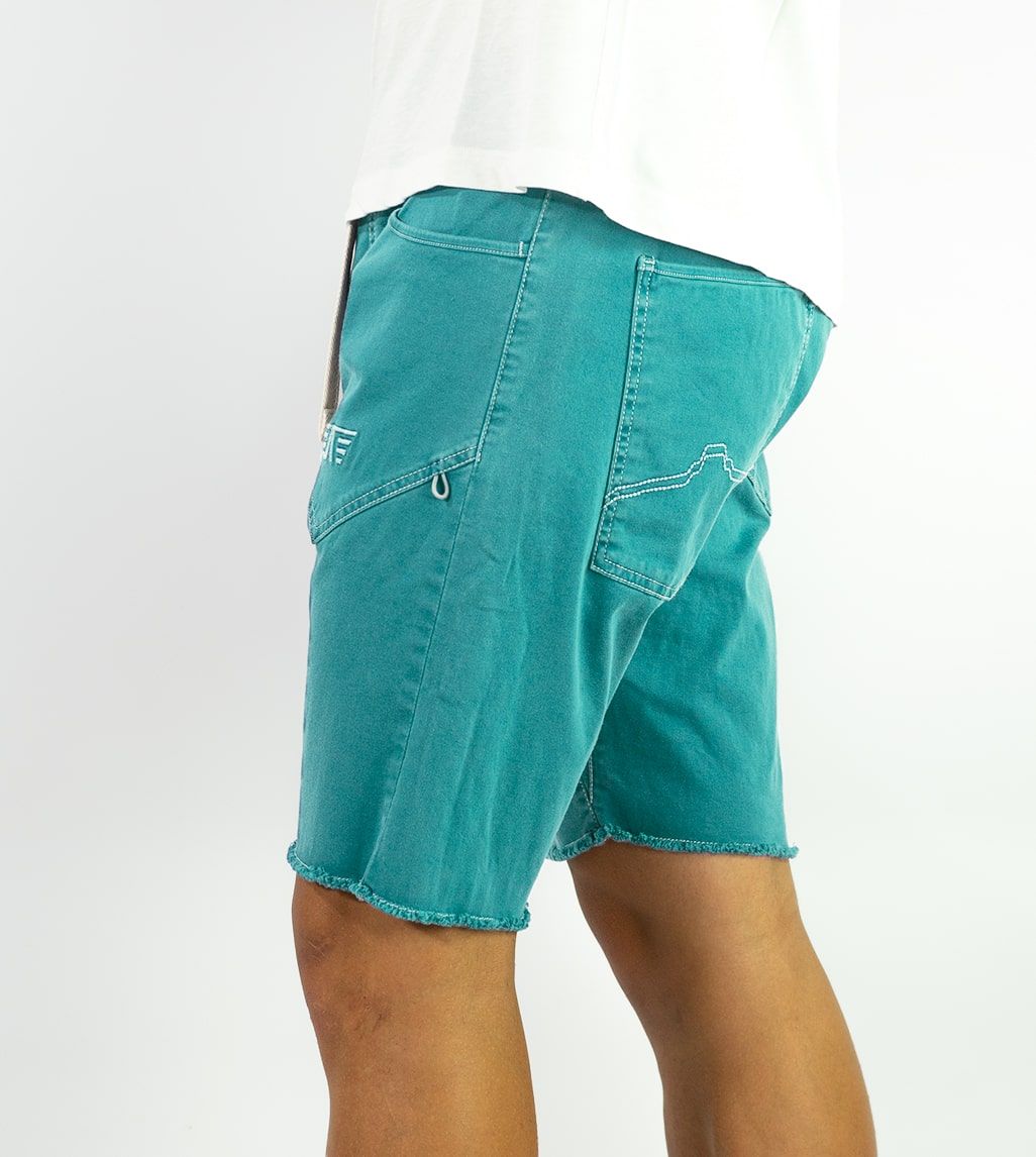 Pantalón Escalada - Trekking Montes Short Verde Hombre