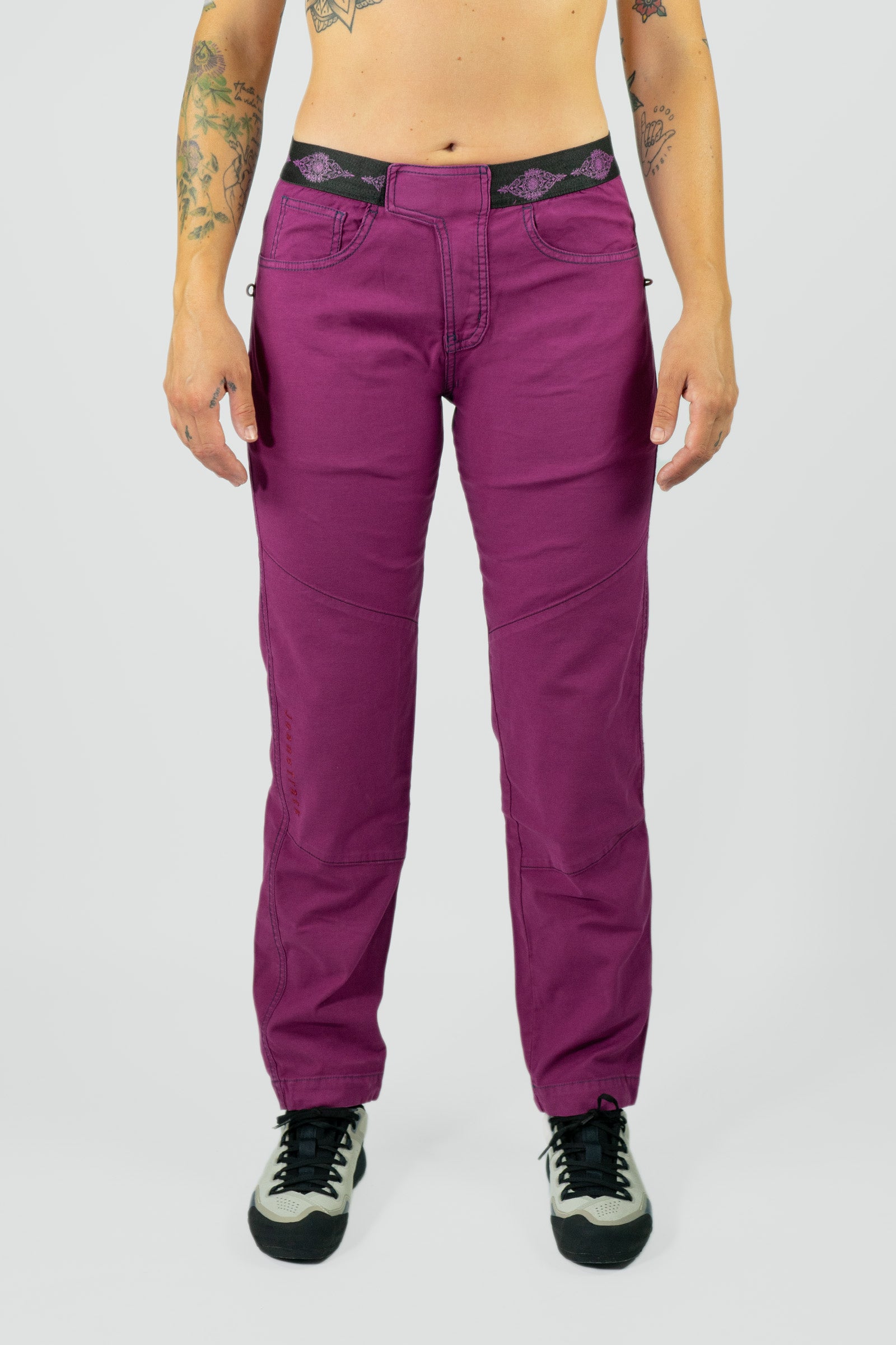 Pantaloni da trekking e arrampicata da donna Tarya Purple