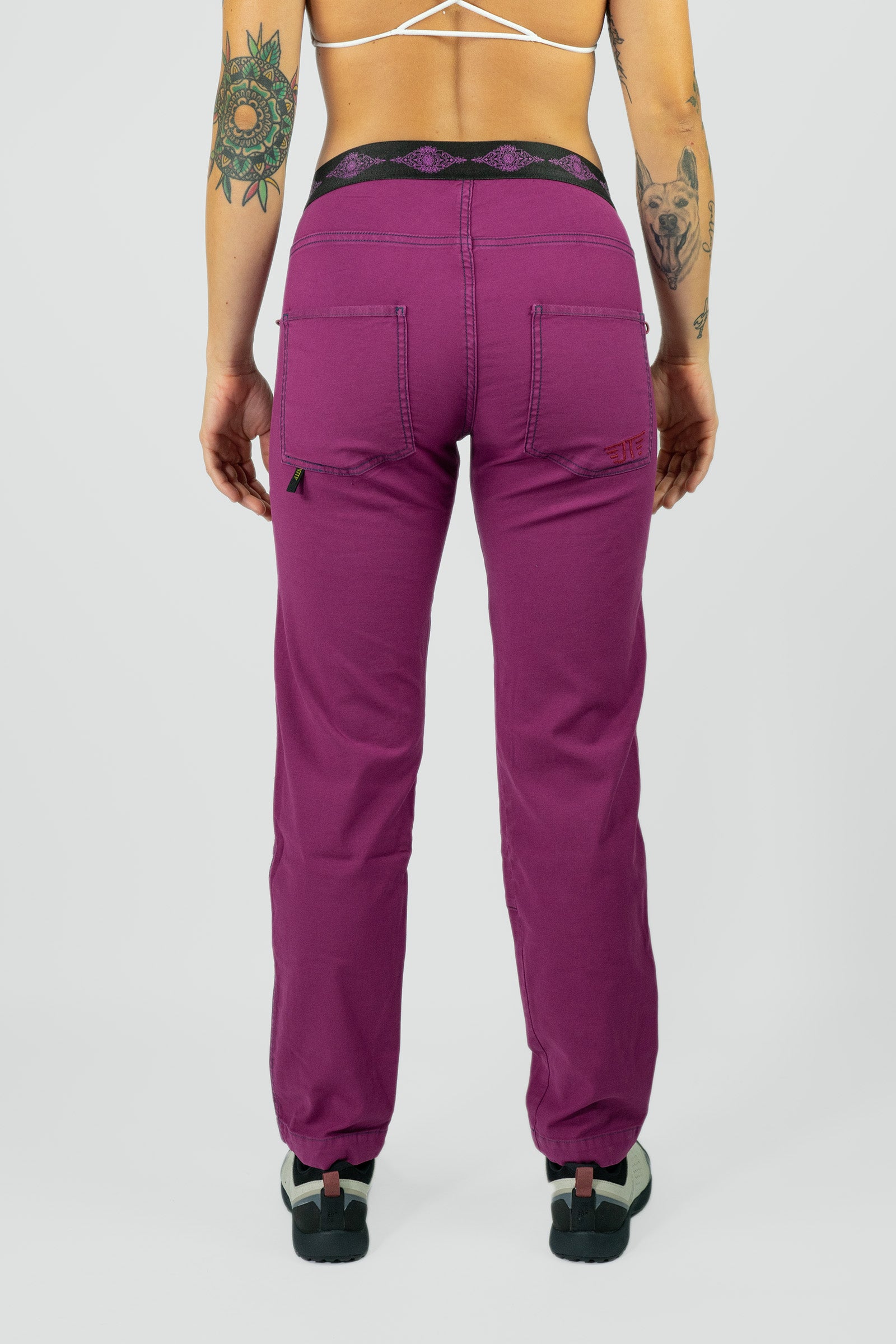 Tarya Purple women's climbing and trekking pants