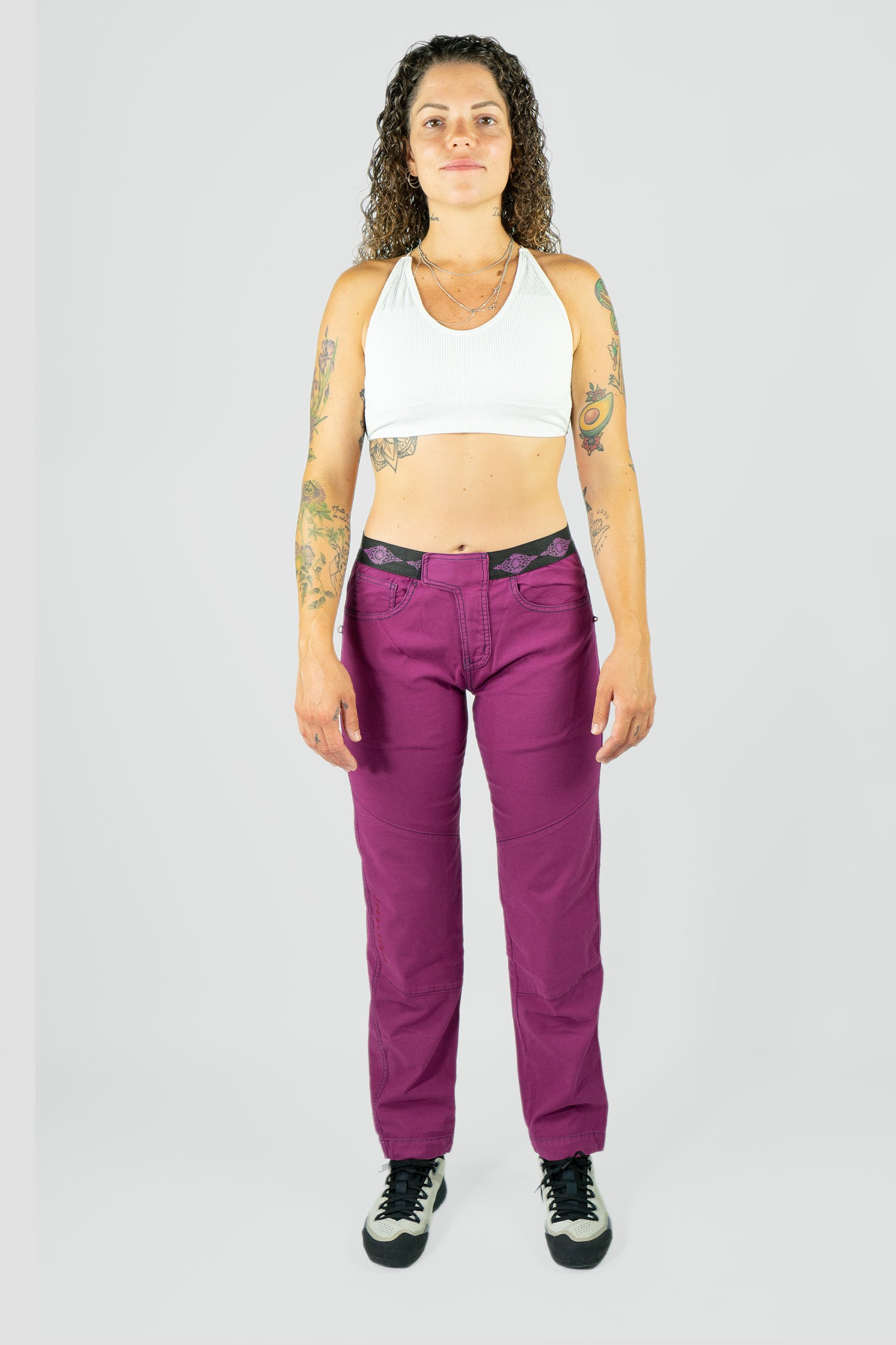Tarya Purple women's climbing and trekking pants