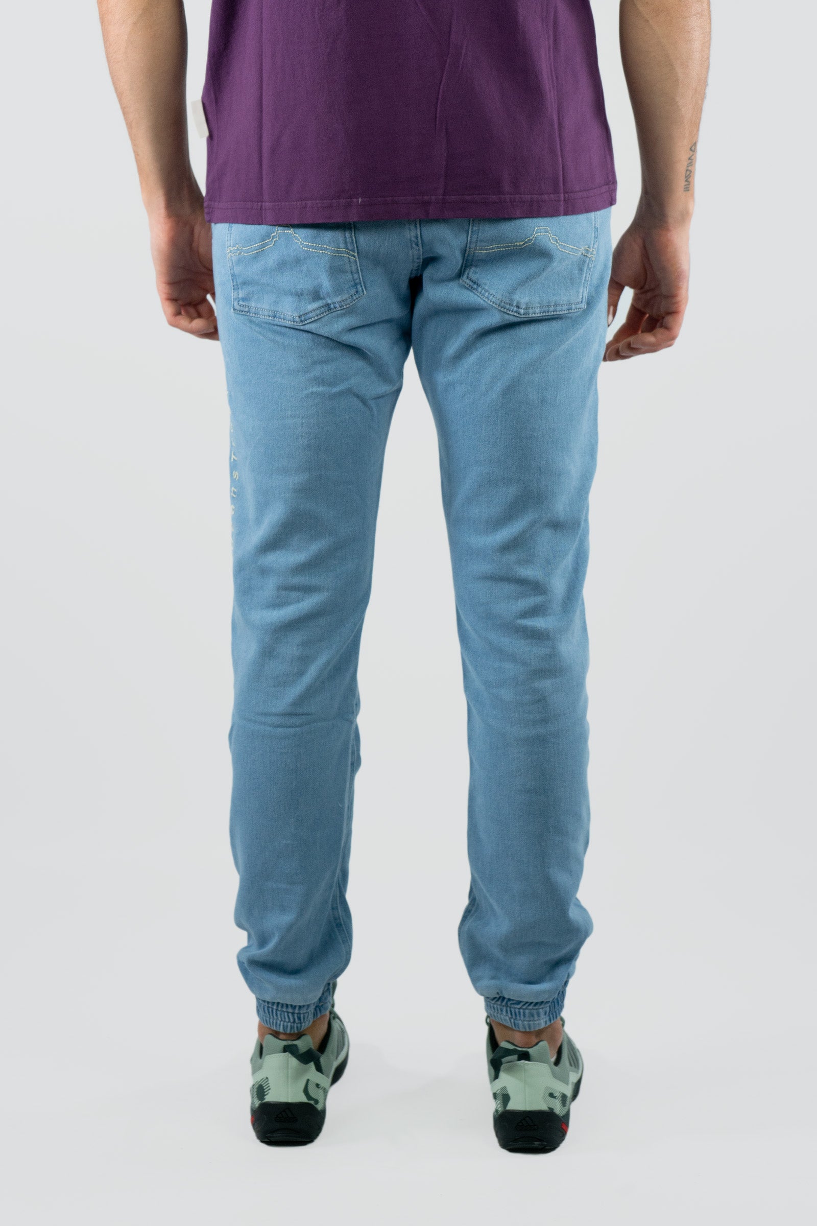 Montan Jeans Bleach man's climbing and trekking trousers