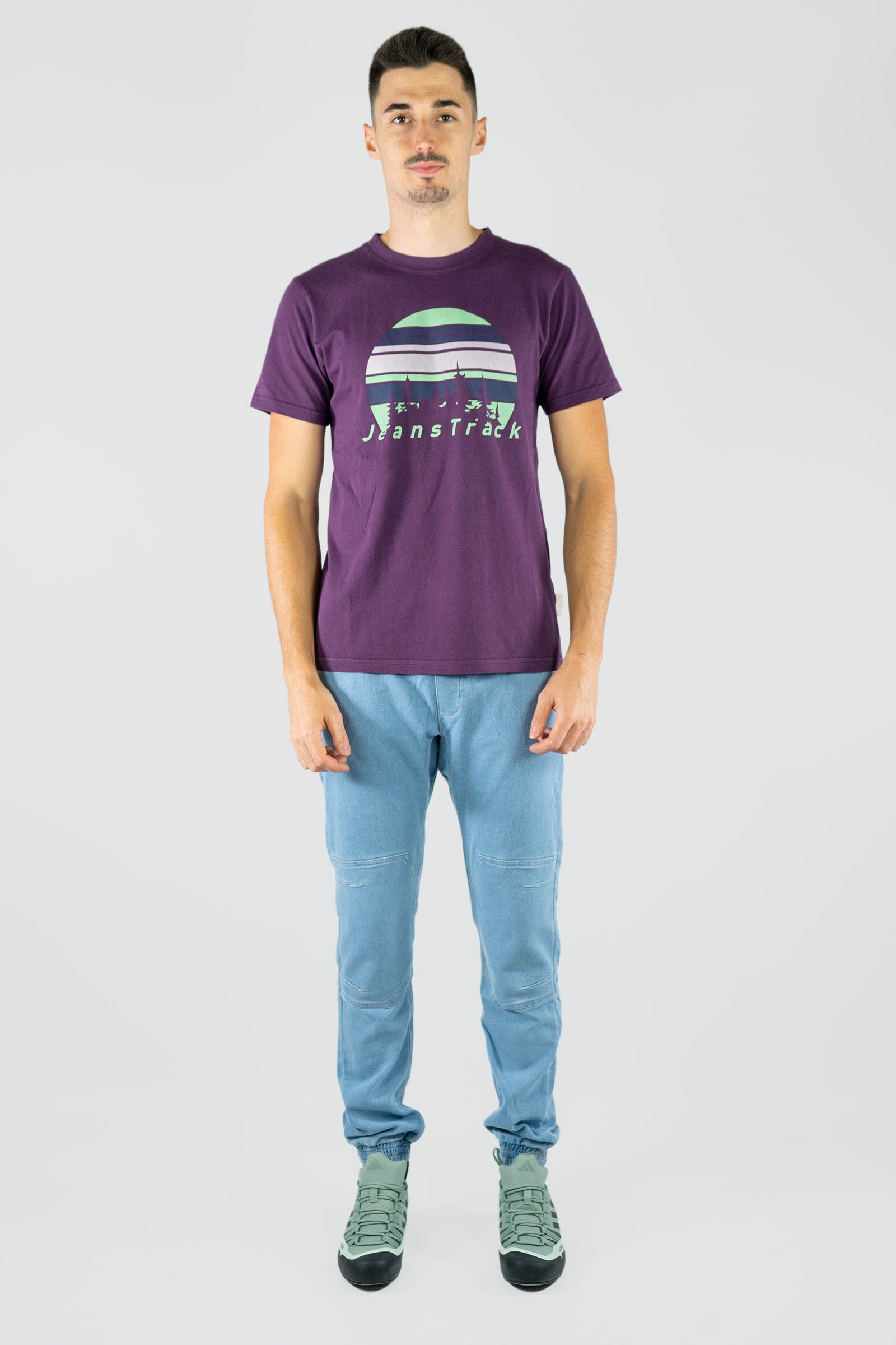 Montan Jeans Bleach man's climbing and trekking trousers