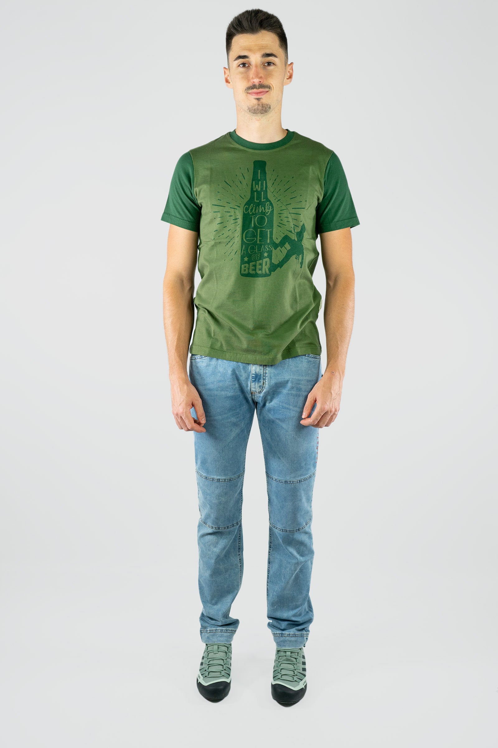 Pantalon d'escalade - trekking Roca Jeans basalto Homme