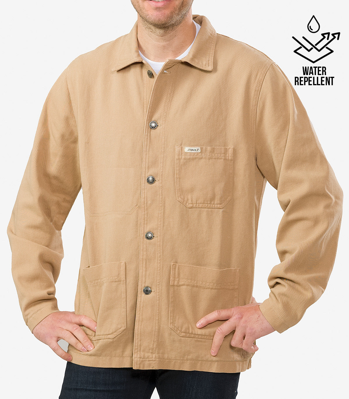 Dublin Beige Men's Urban Cycling Jacket WR