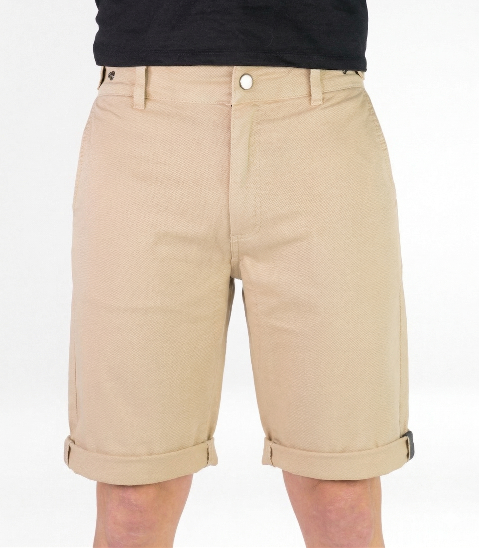 Rotterdam Short Beige Men's Urban Cycling Trousers