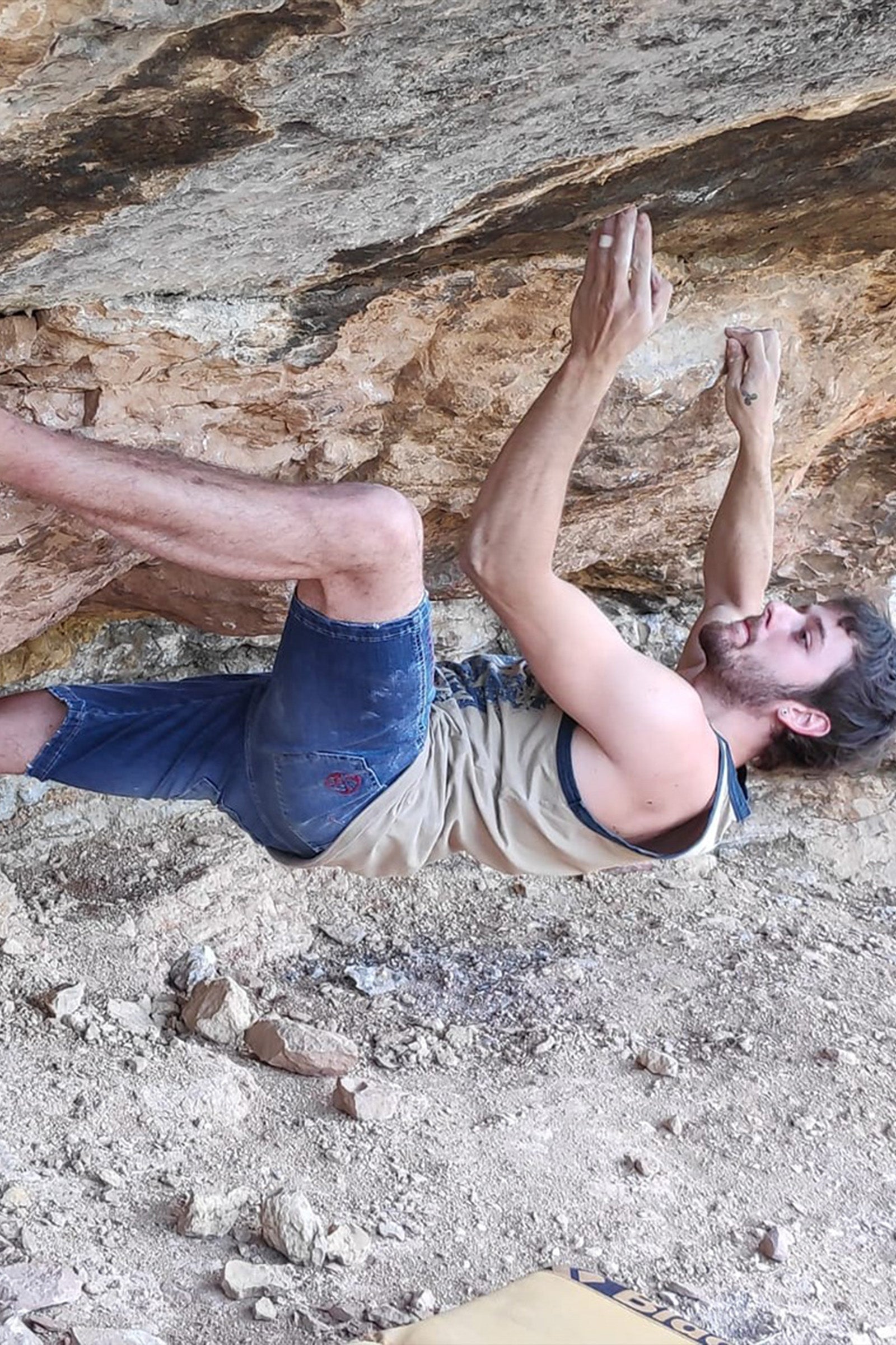 Kletter - und Trekking Jeans Shorts Turia BR Jeans Iris Herren