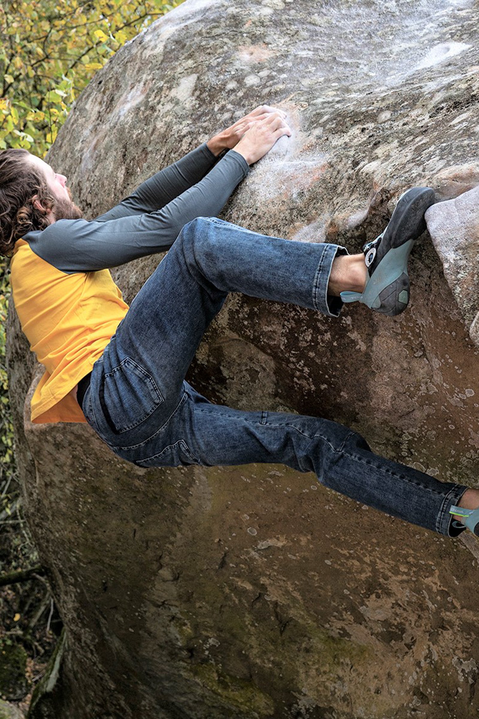 Pantaloni da arrampicata - Trekking Turia Jeans Aciano Uomo