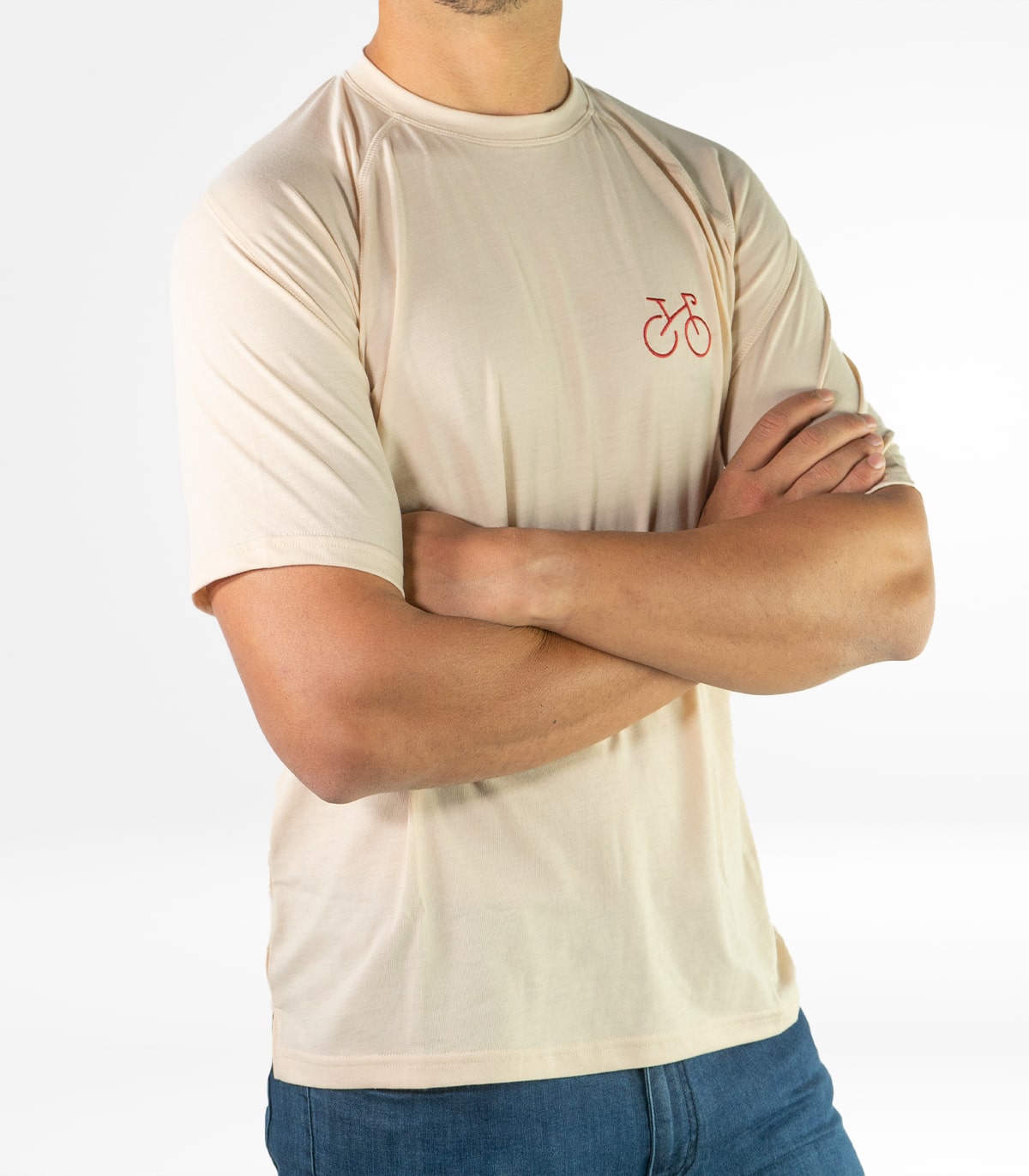 Camiseta Seaqual Milan Creme Hombre