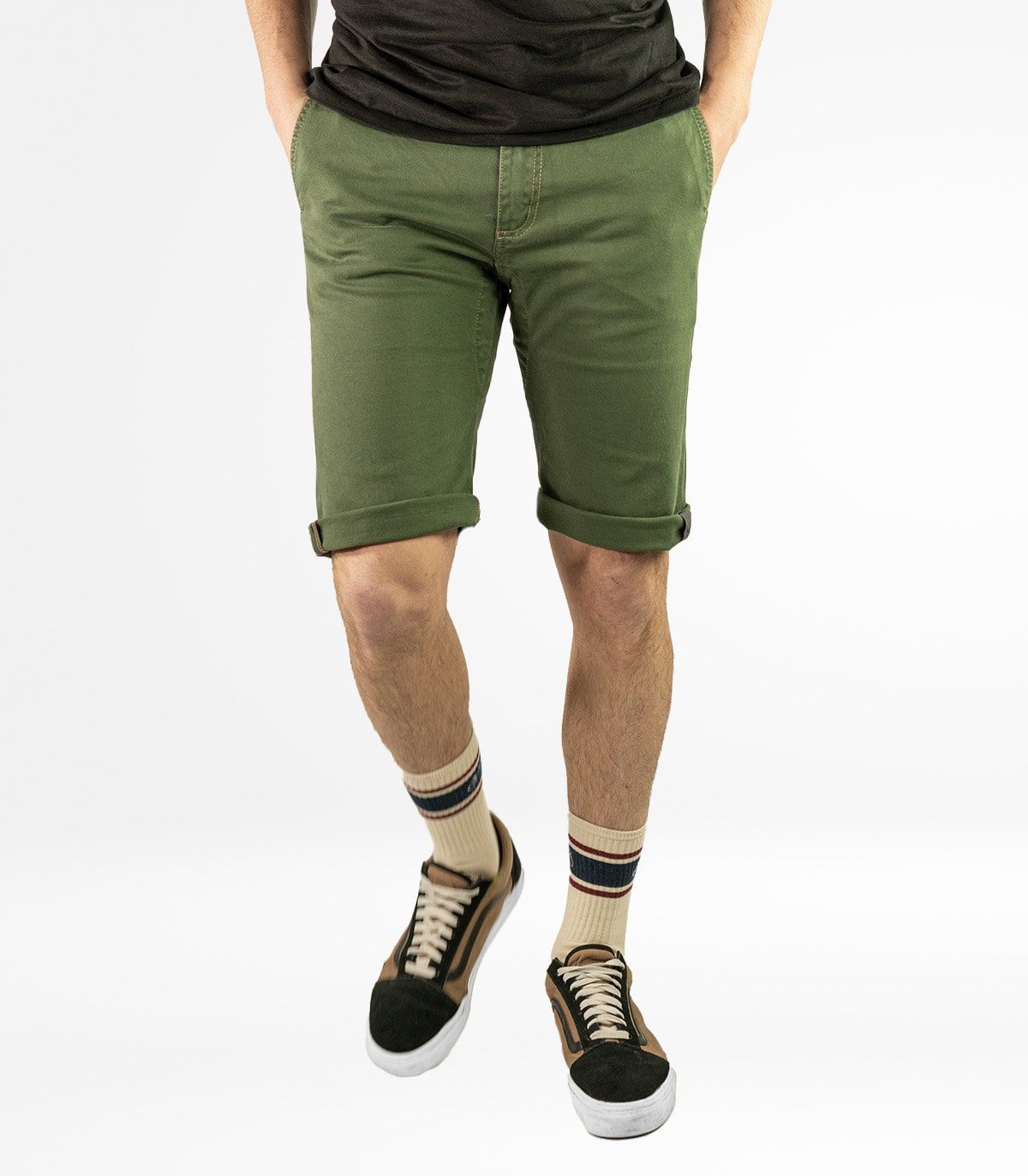 Pantaloni da ciclismo urbani Rotterdam Short Khaki H