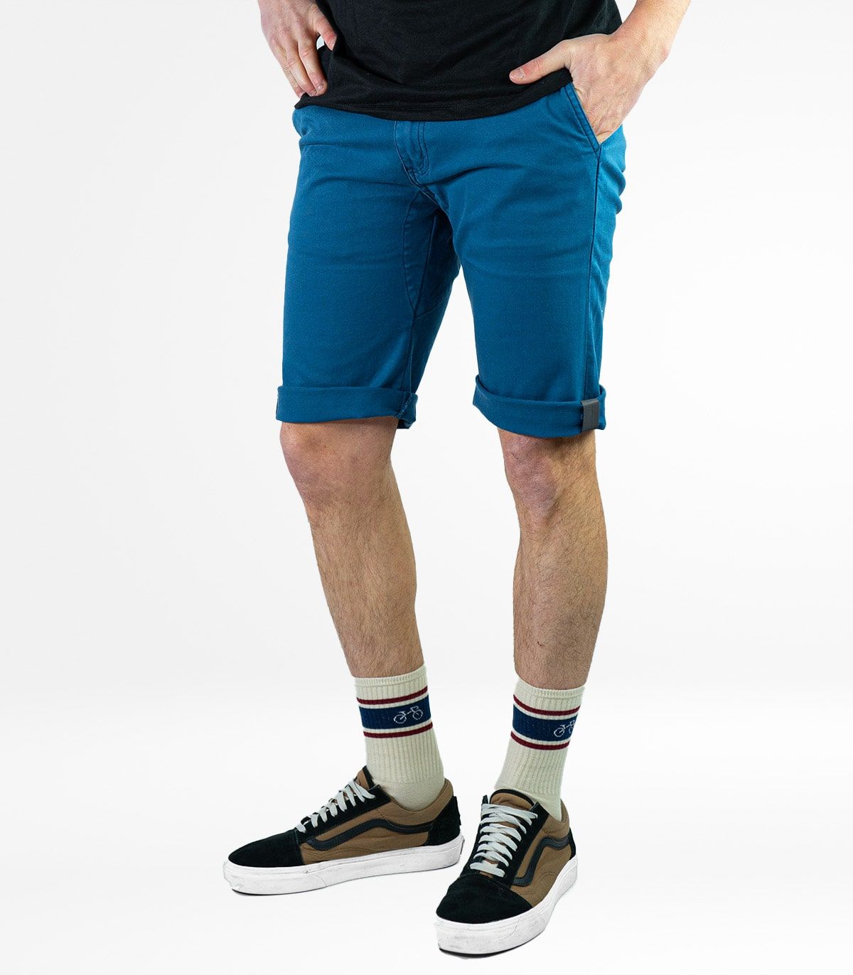 Pantaloni da ciclismo urbani Rotterdam Short Navy da uomo