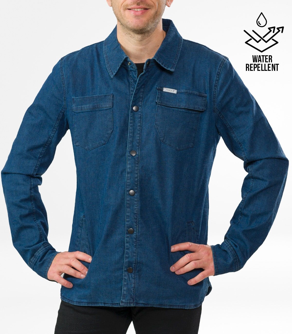 Chaqueta Ciclismo Urbano Praga Jeans Stone WR Hombre