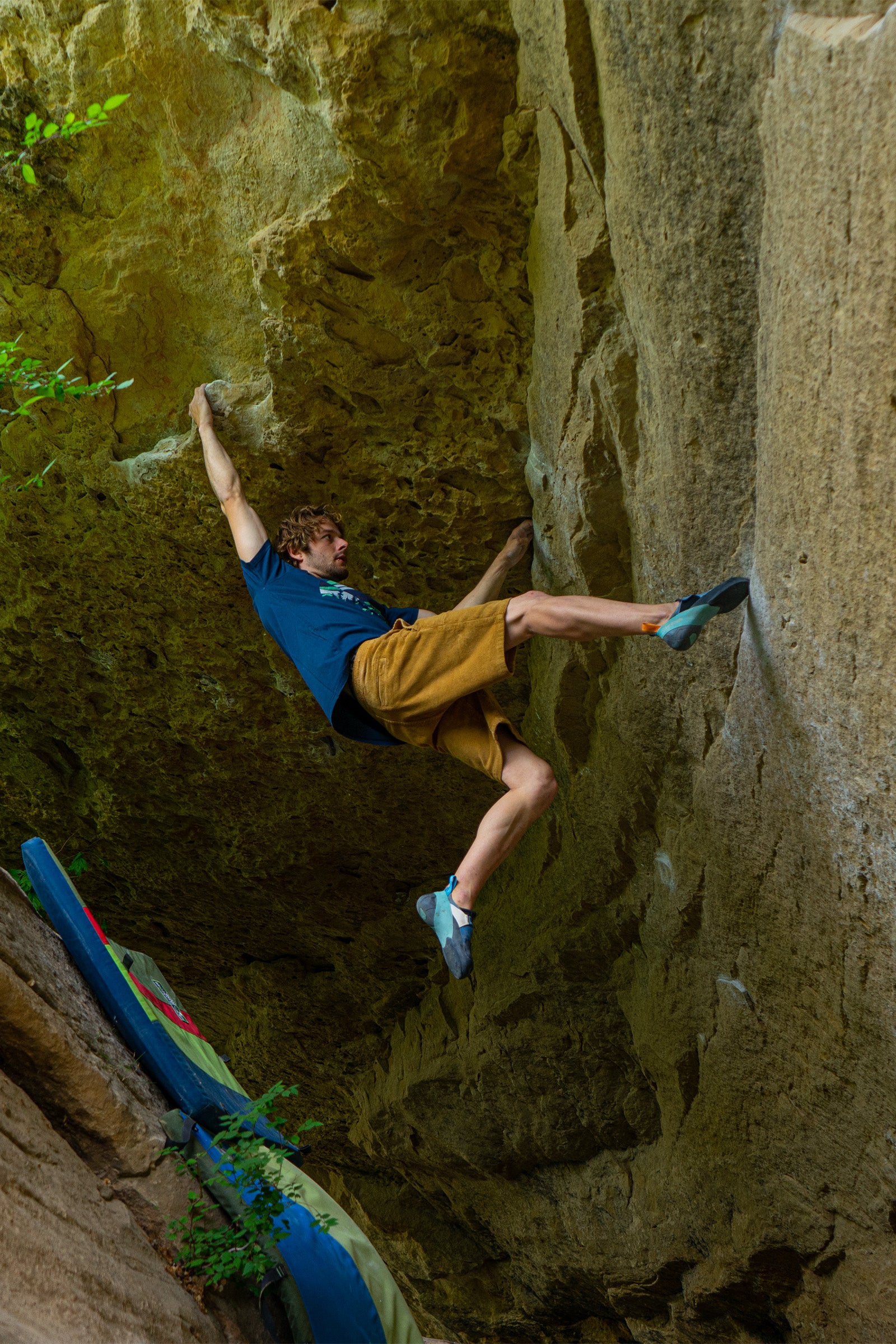 KLETTER- UND TREKKING SHORTS CRAG SHORT MUSTARD HERREN