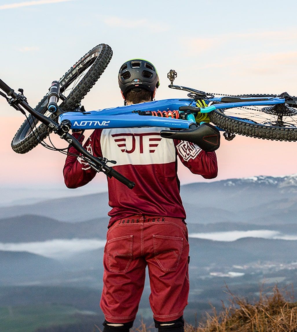 Pantalón Mountain Bike (MTB) Drop Scarlet