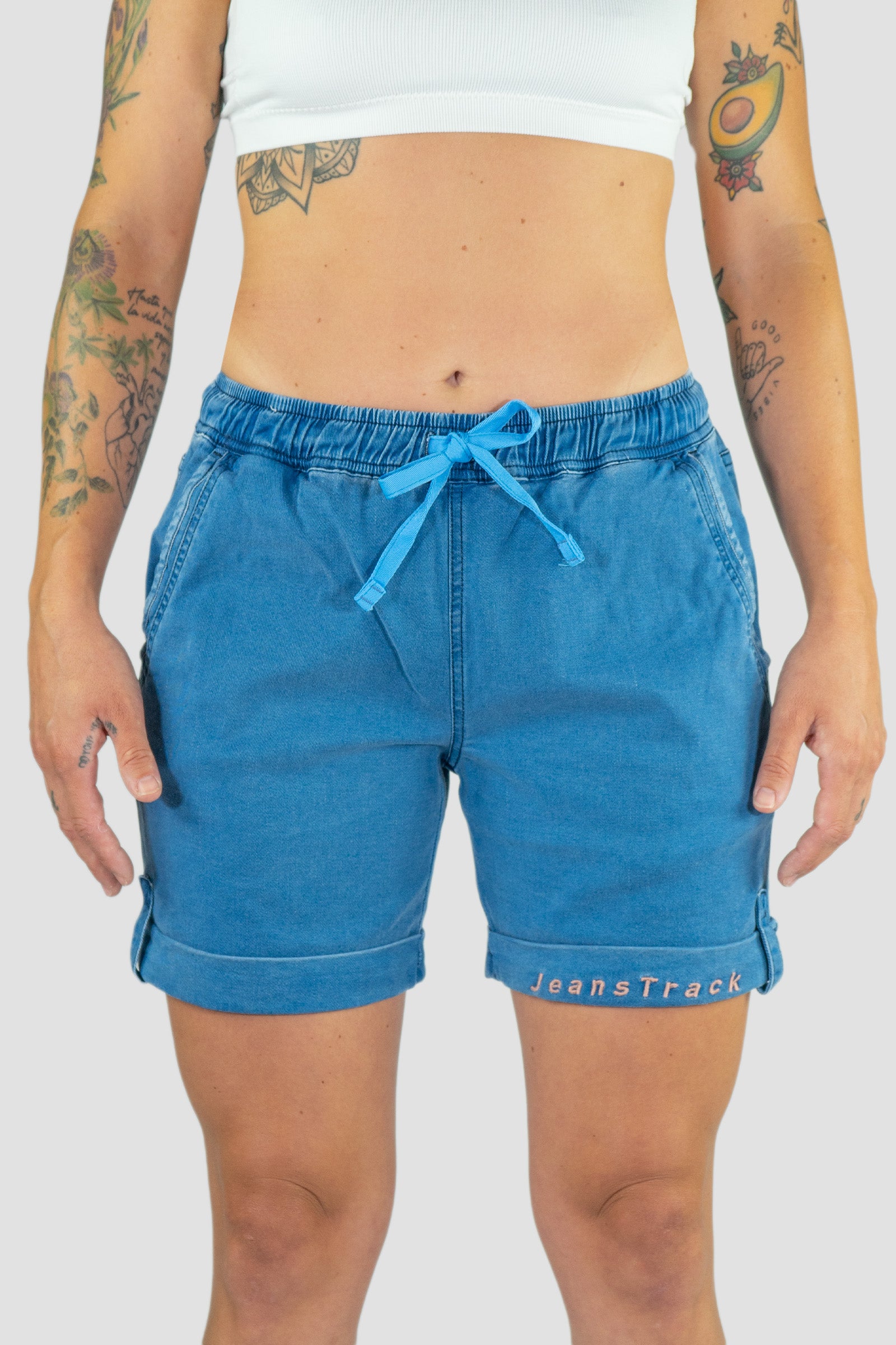 Pantalón Escalada Shira Short Jeans Rinse Mujer