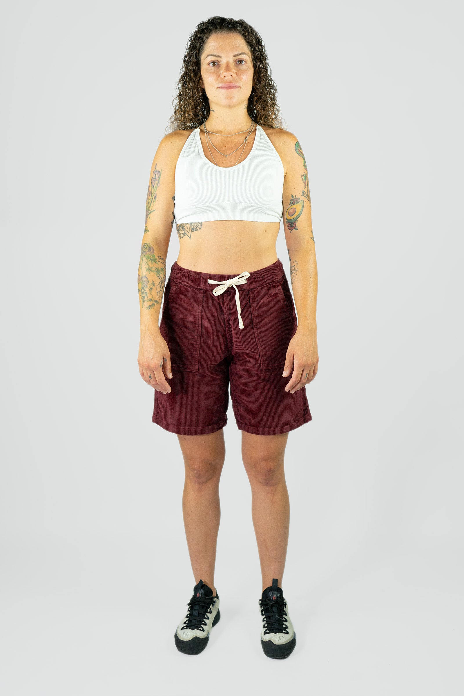 Pantaloni da arrampicata e trekking da donna Crag Short Wine