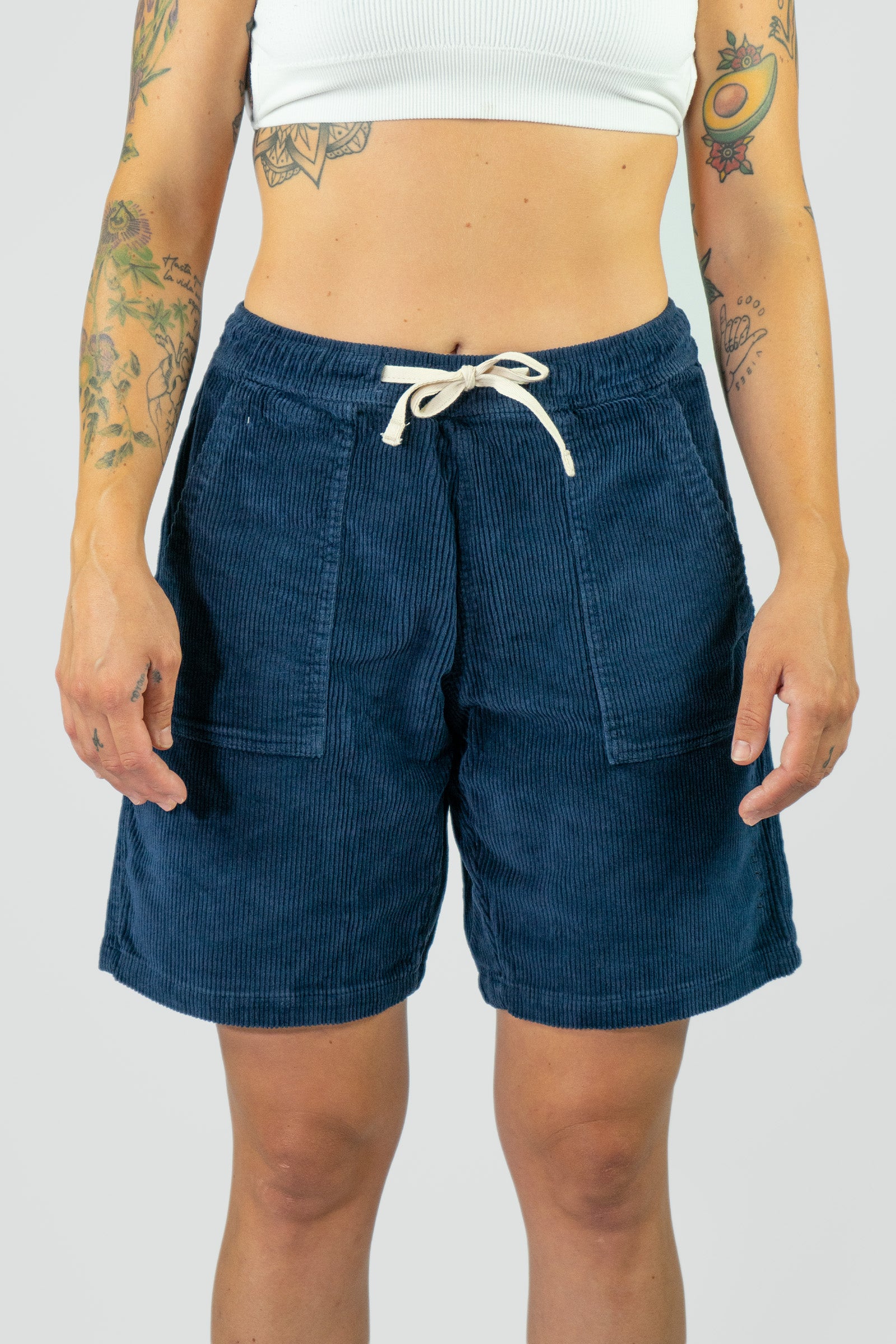 Pantalón Escalada-Trekking Crag Short Navy Mujer