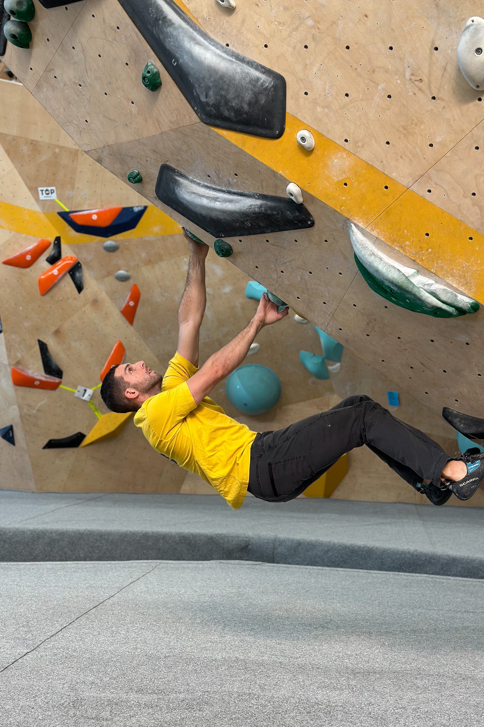 Pantalone da Arrampicata - Trekking Turia Jeans Black Uomo