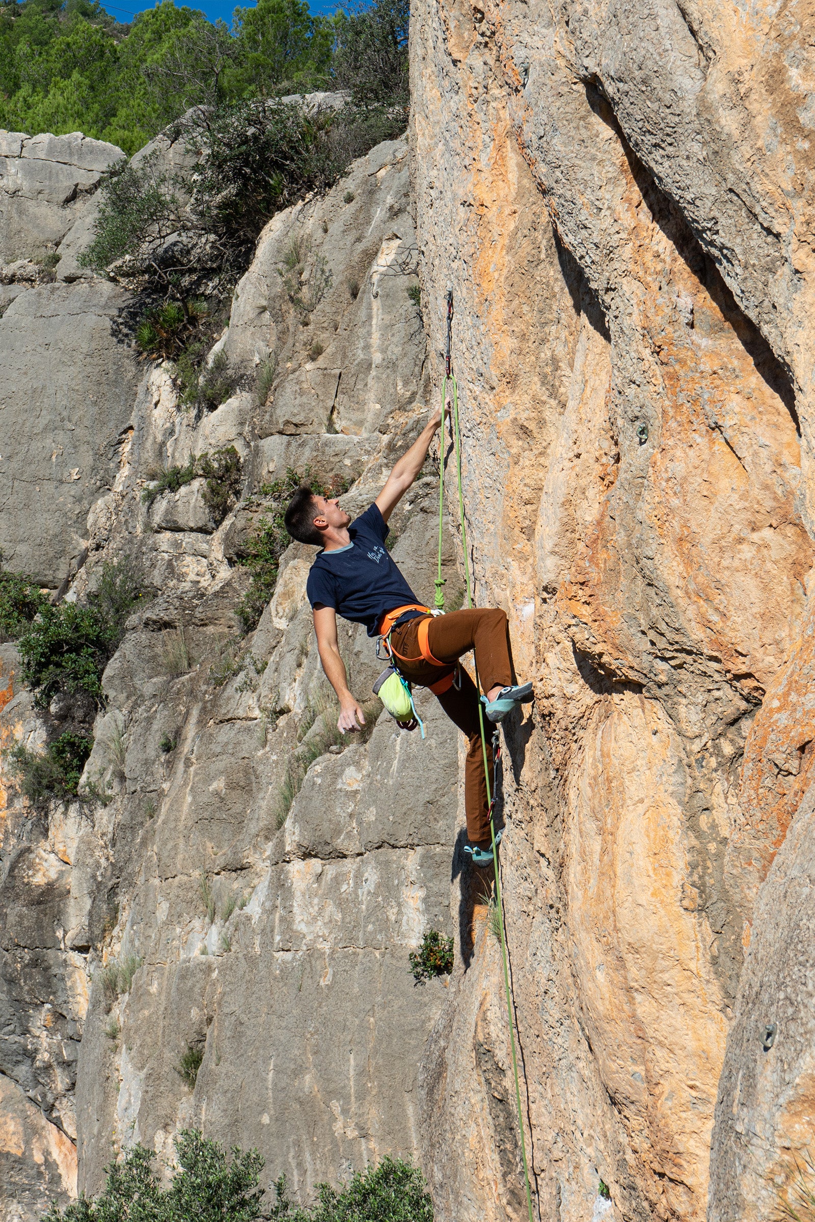 Pantaloni da arrampicata e trekking da uomo Roca Sand