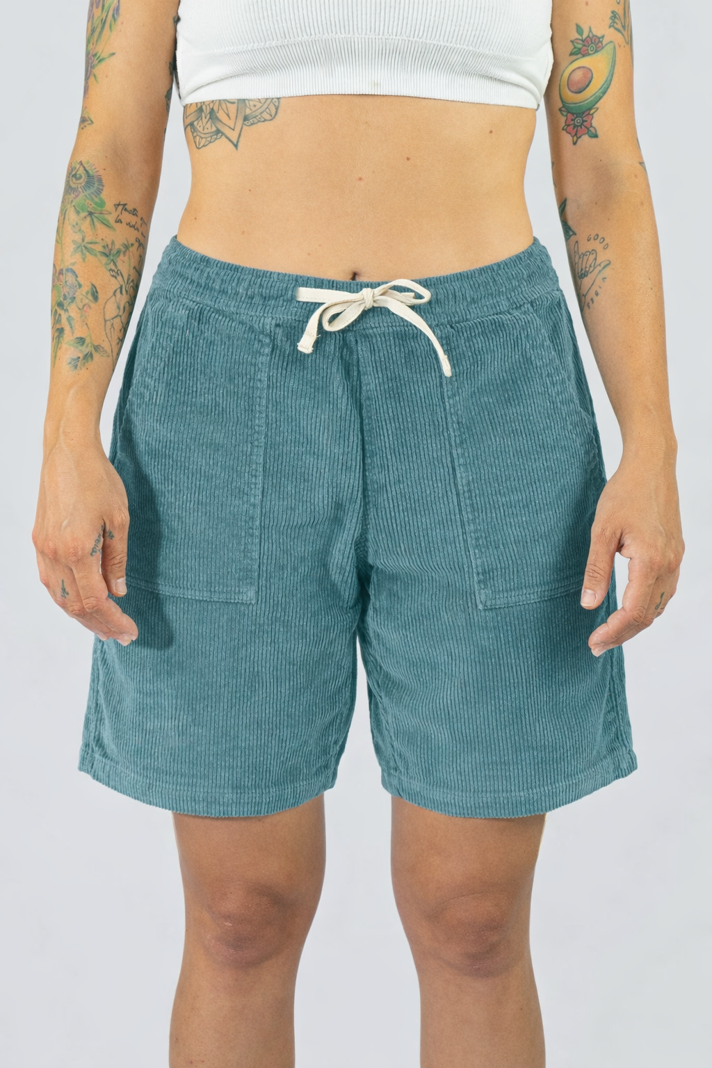 Kletter- und Trekkinghose Crag Short Green Damen