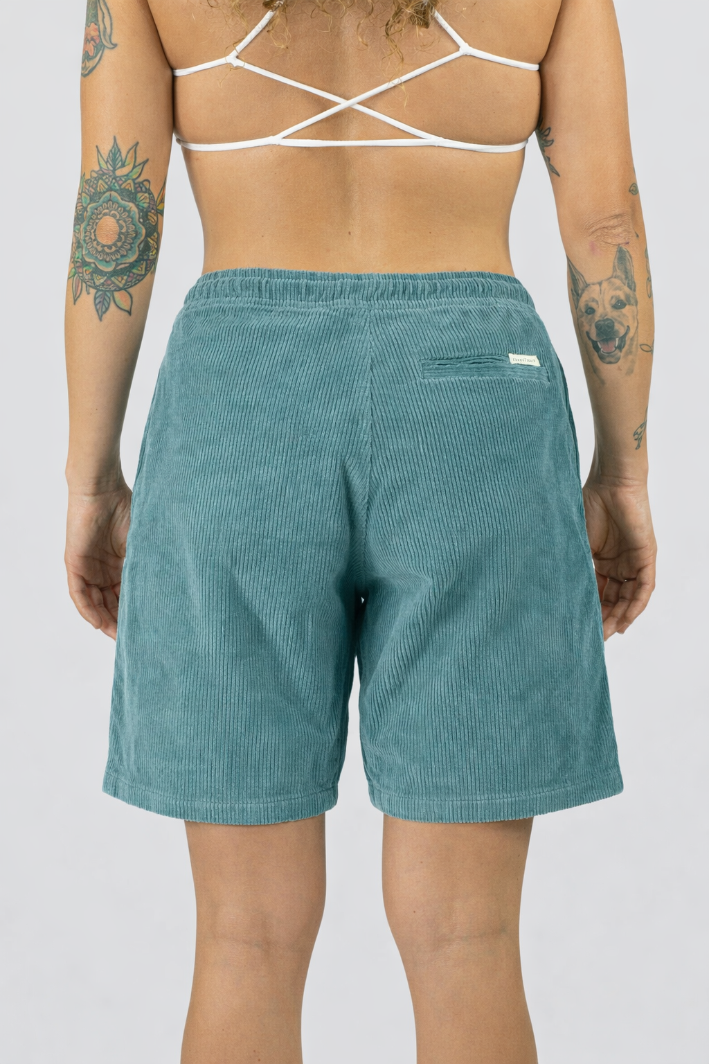 Kletter- und Trekkinghose Crag Short Green Damen