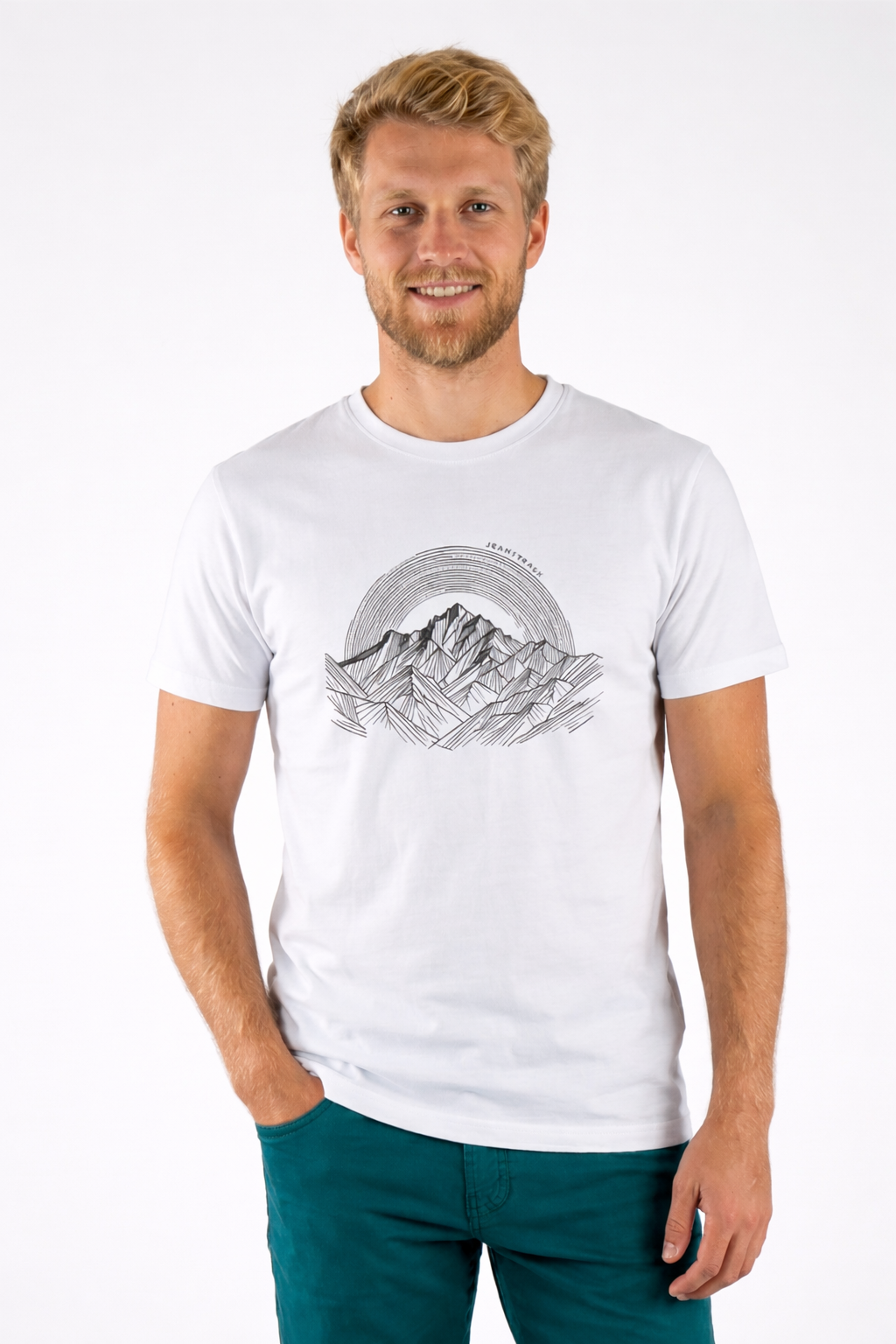 Camiseta Escalada y Trekking Alpine White Unisex