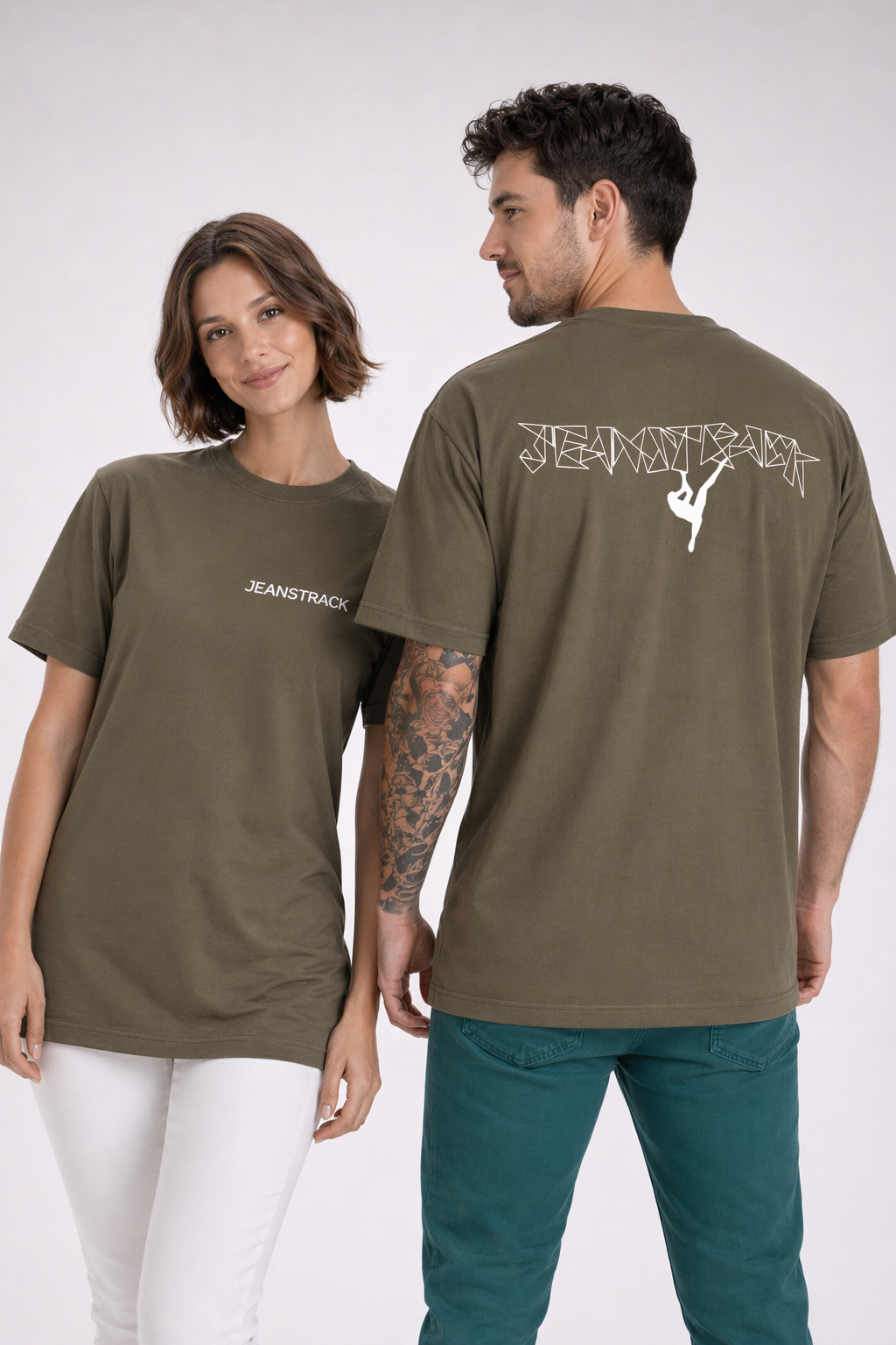 Climbing Grip Khaki Unisex T-Shirt