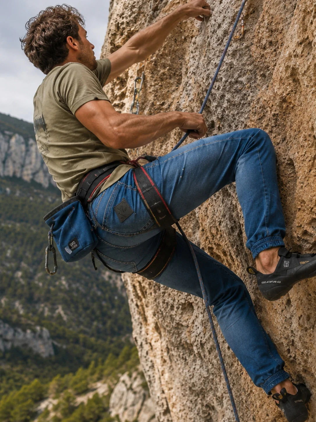 Qué características deben tener los pantalones para escalar