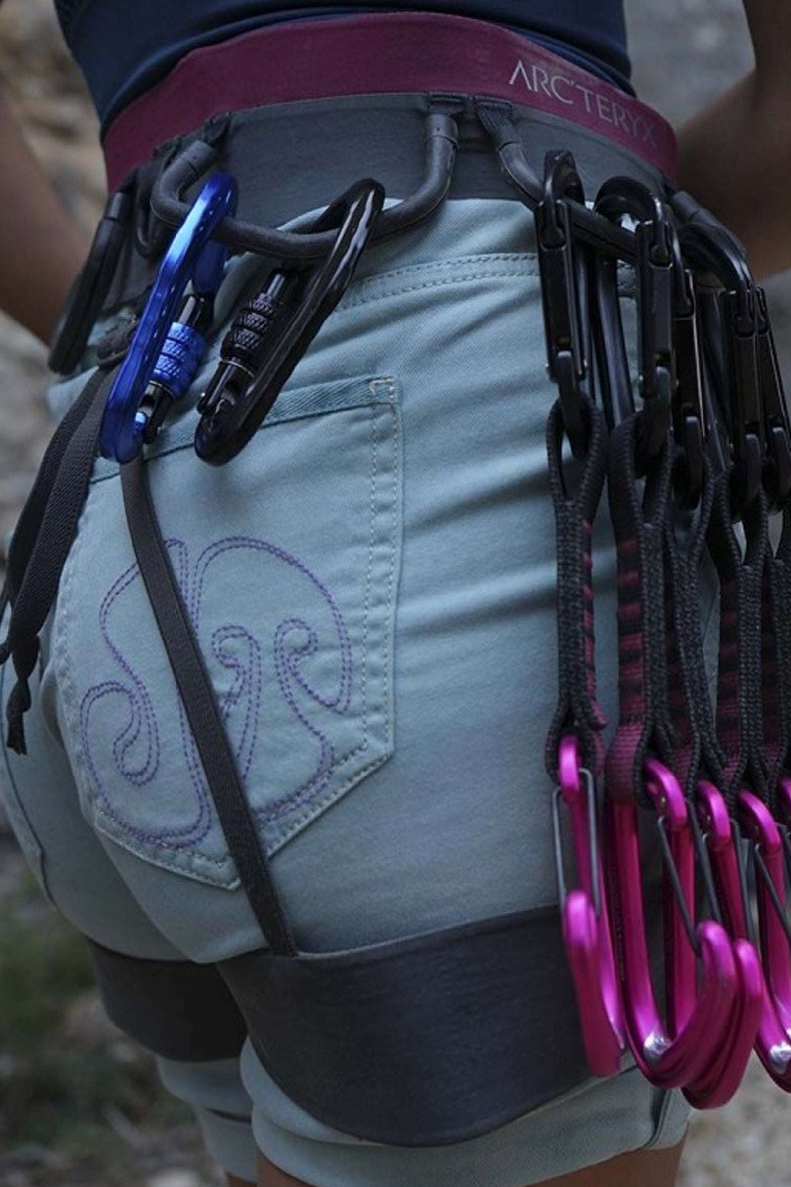 Kletter- und Trekking Shorts Shira Damen Grün