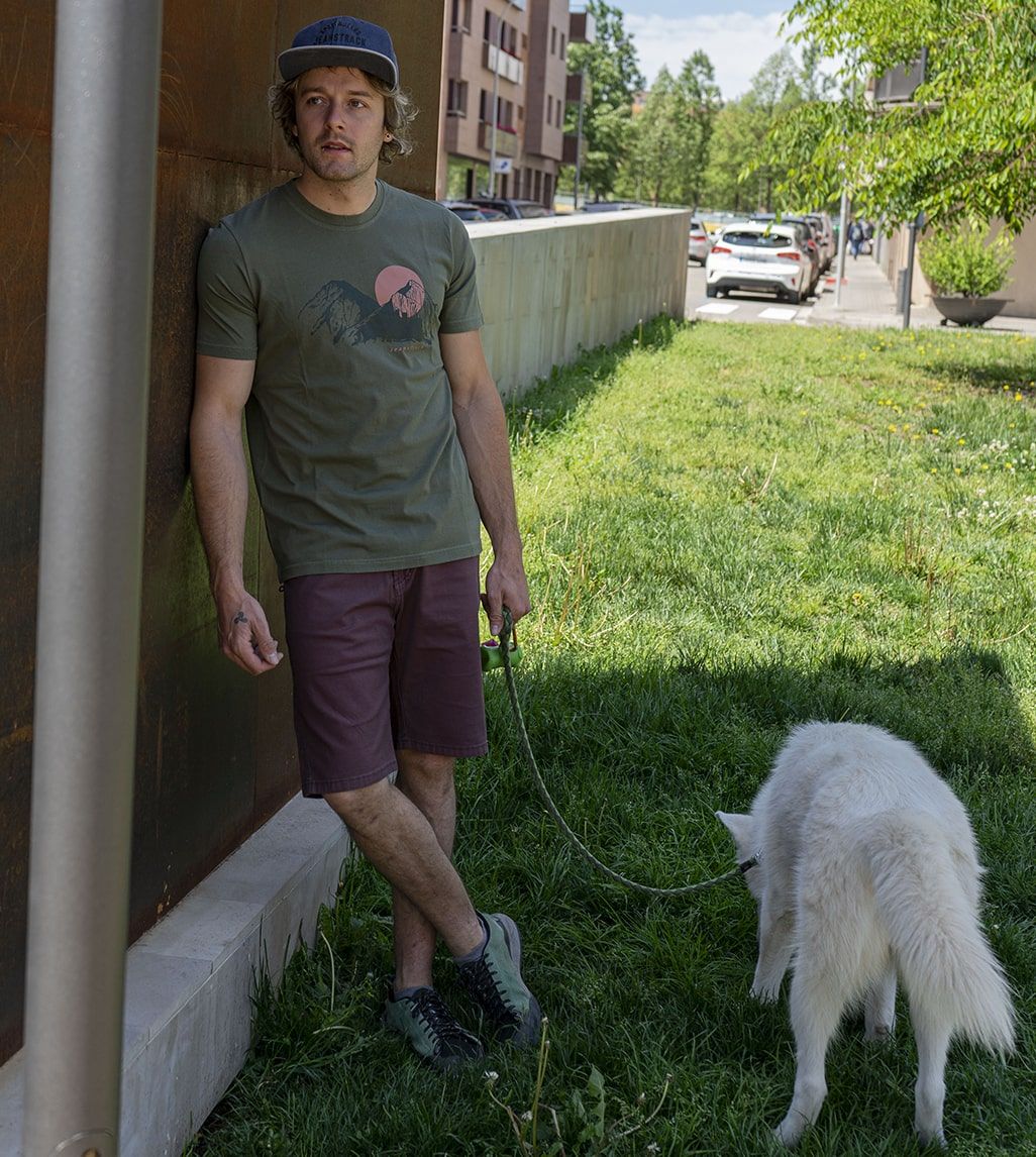 Camiseta Algodón Orgánico Sunset Khaki