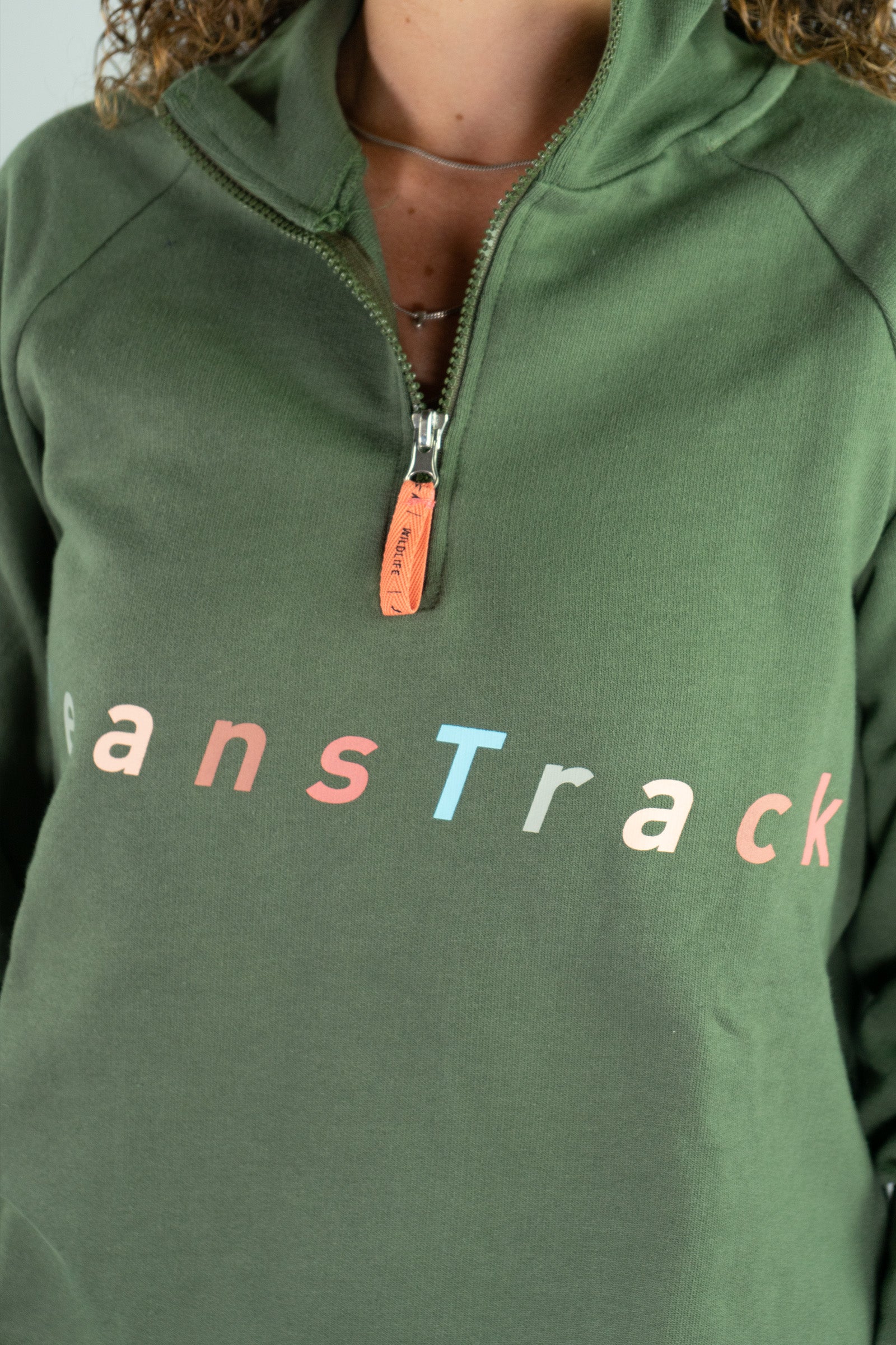 Felpa in cotone biologico Twilight Kakhi