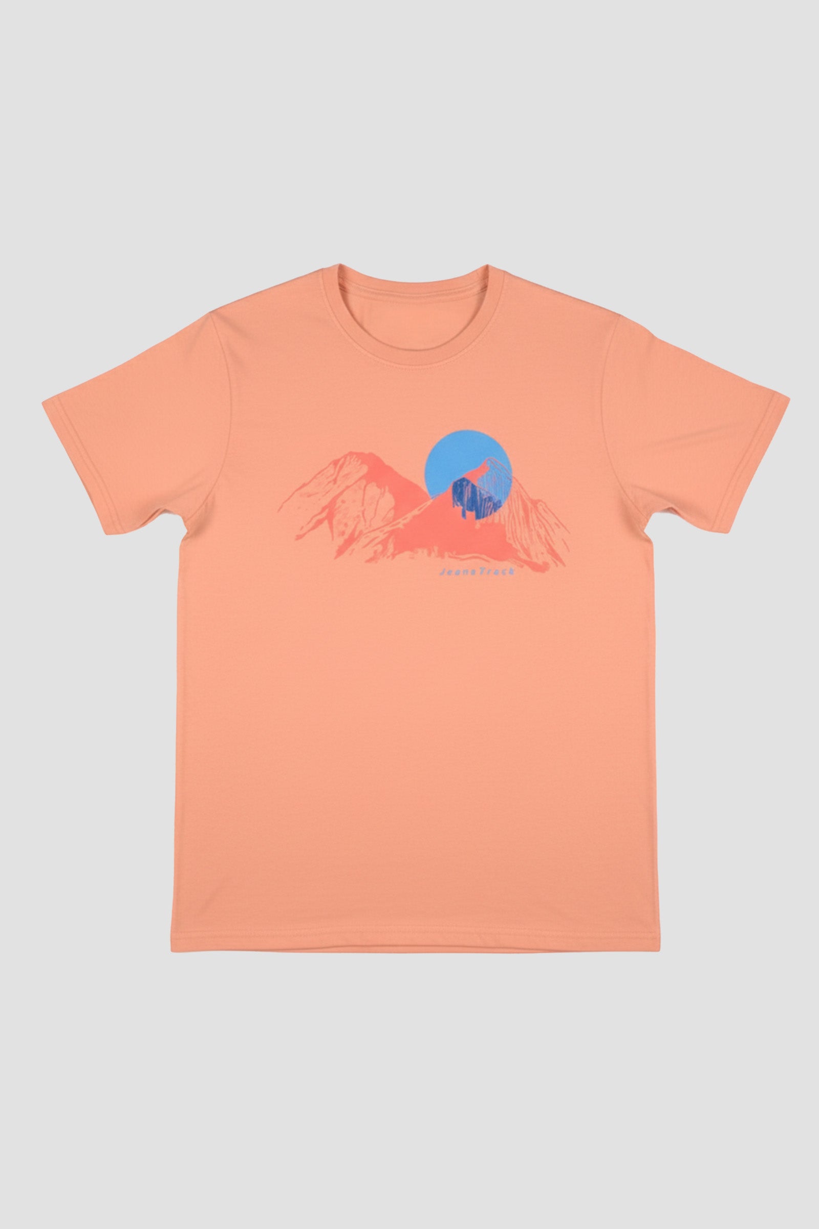 T-Shirt aus Bio-Baumwolle Sunset Lachs