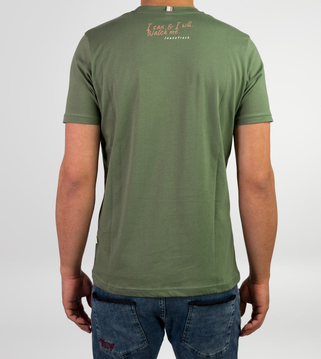 Camiseta Algodón Orgánico Sunset Khaki