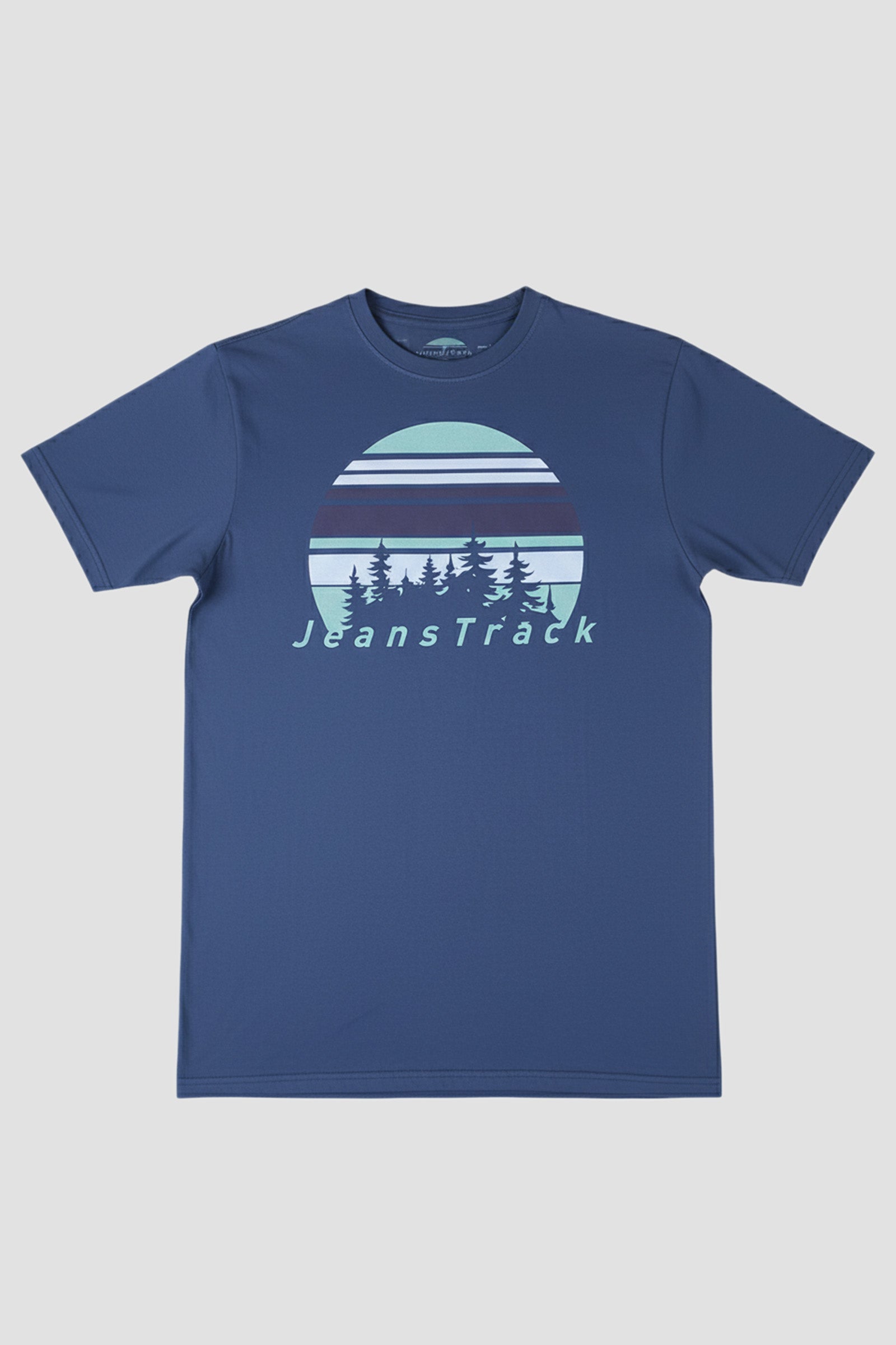 T-Shirt aus Bio-Baumwolle Fir Blau