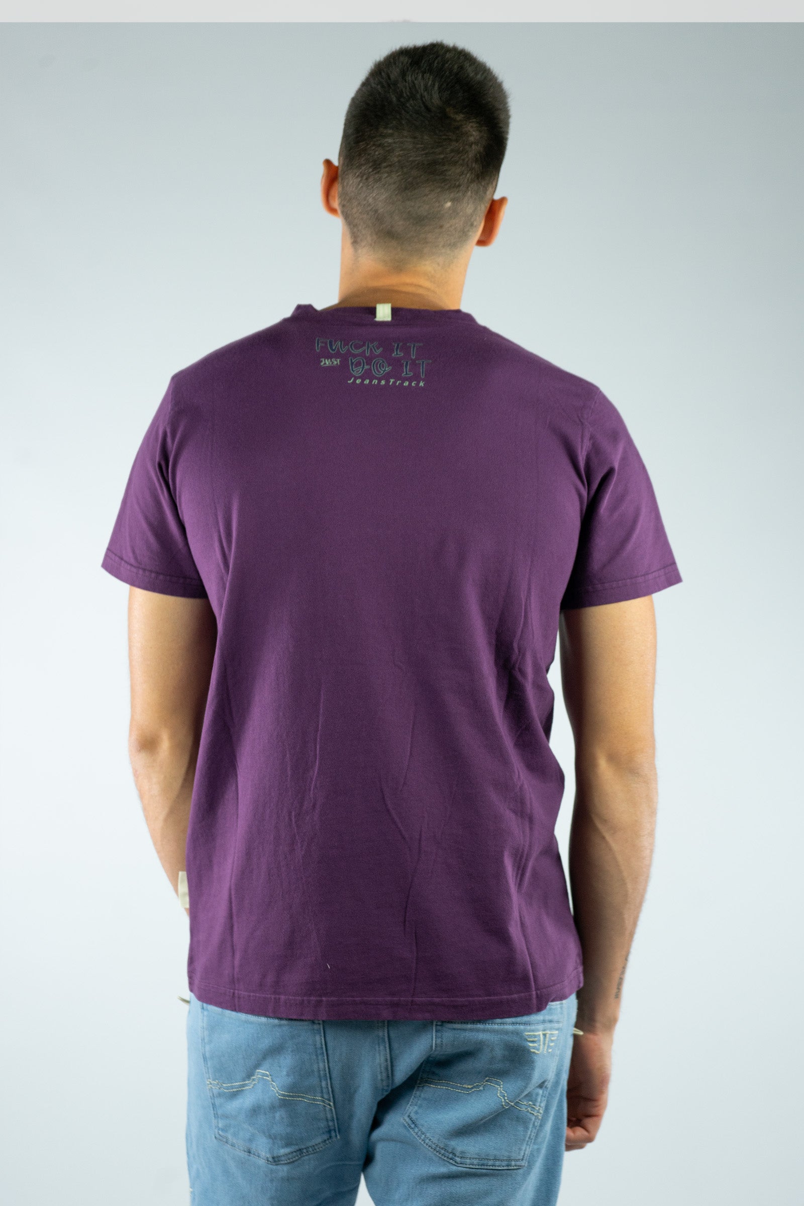 Fir Maroon Organic Cotton T-Shirt