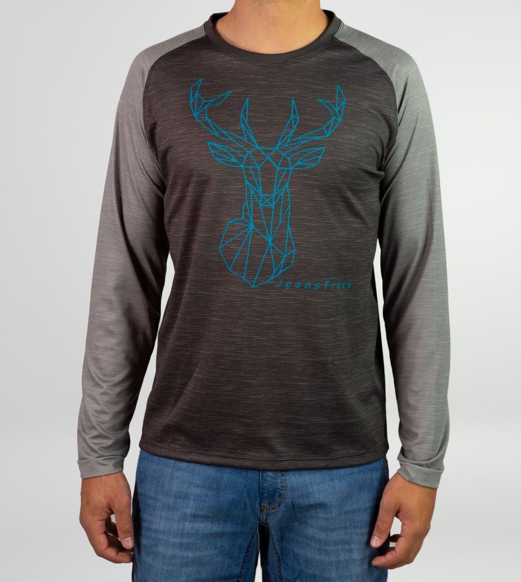 Camiseta Técnica Mountain Bike (MTB) Deer Grey